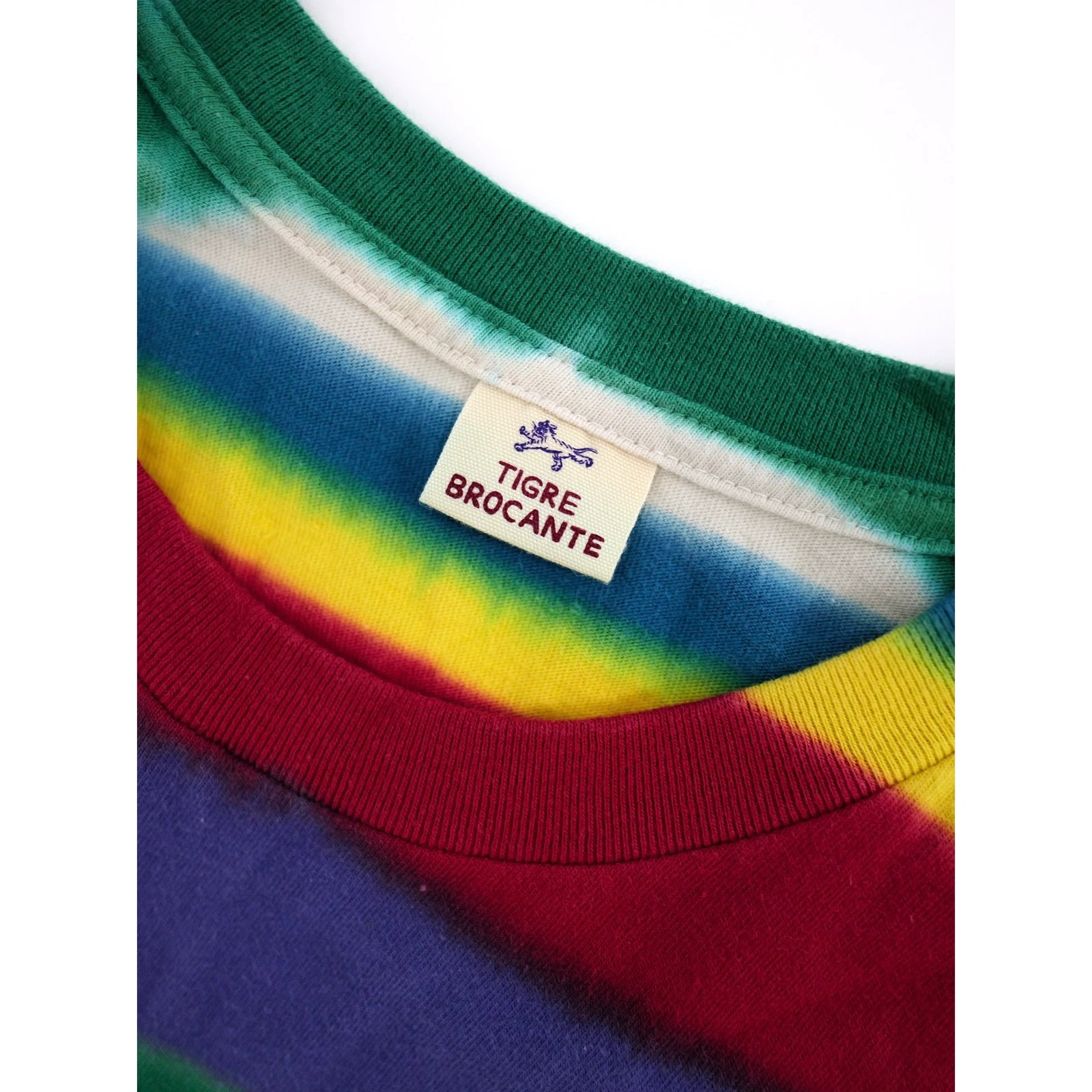 TIGRE BROCANTE T-shirt Multicolore vintage, passéist — photo 4
