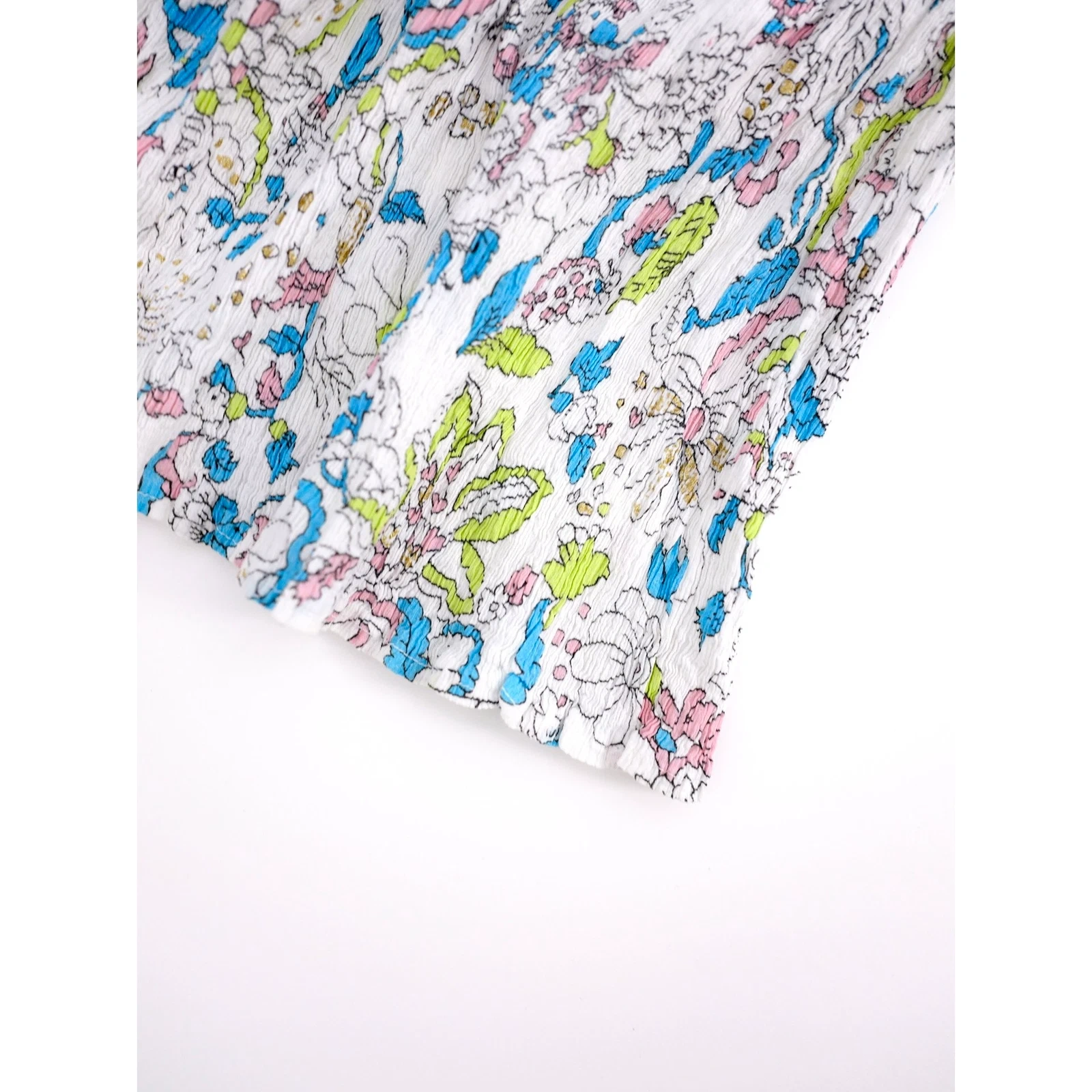 TSUMORI CHISATO Jupe mi-longue Multicolore vintage, passéist — photo 14