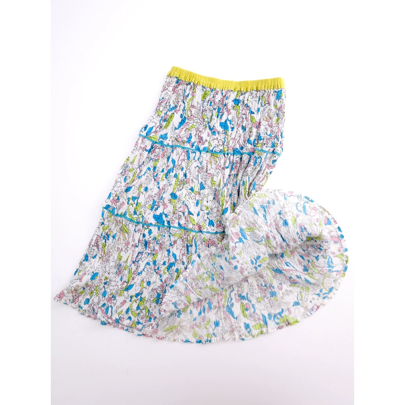 TSUMORI CHISATO Jupe mi-longue Multicolore vintage, passéist — photo 6