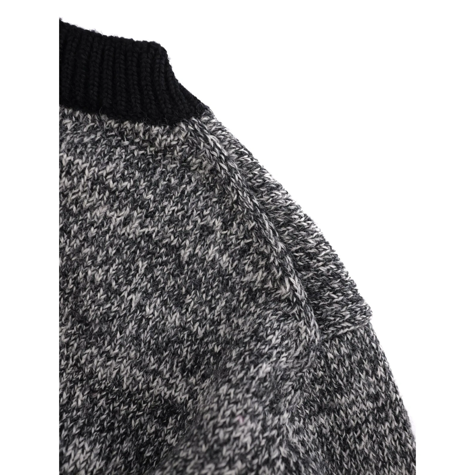 COMME DES GARÇONS Pull en laine Gris vintage, passéist — photo 14