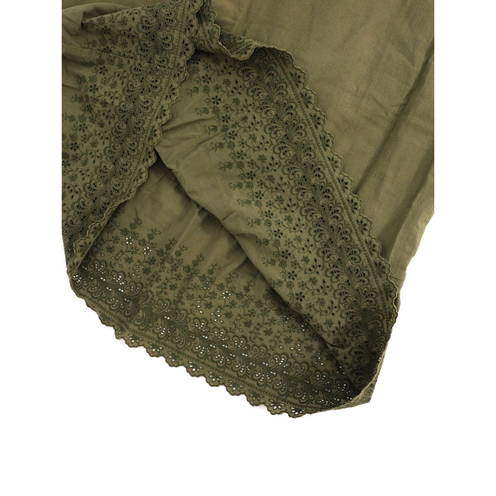COMME DES GARÇONS Jupe mi-longue Kaki vintage, passéist — photo 12
