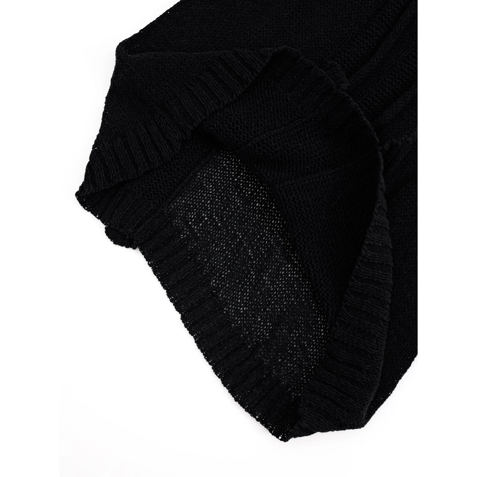 YOHJI YAMAMOTO Gilet Noir vintage, passéist — photo 11