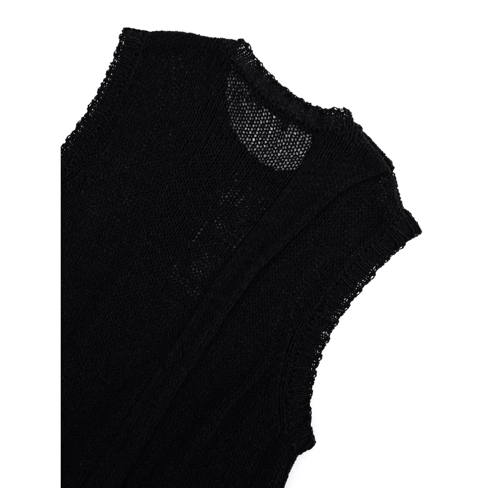 YOHJI YAMAMOTO Gilet Noir vintage, passéist — photo 15