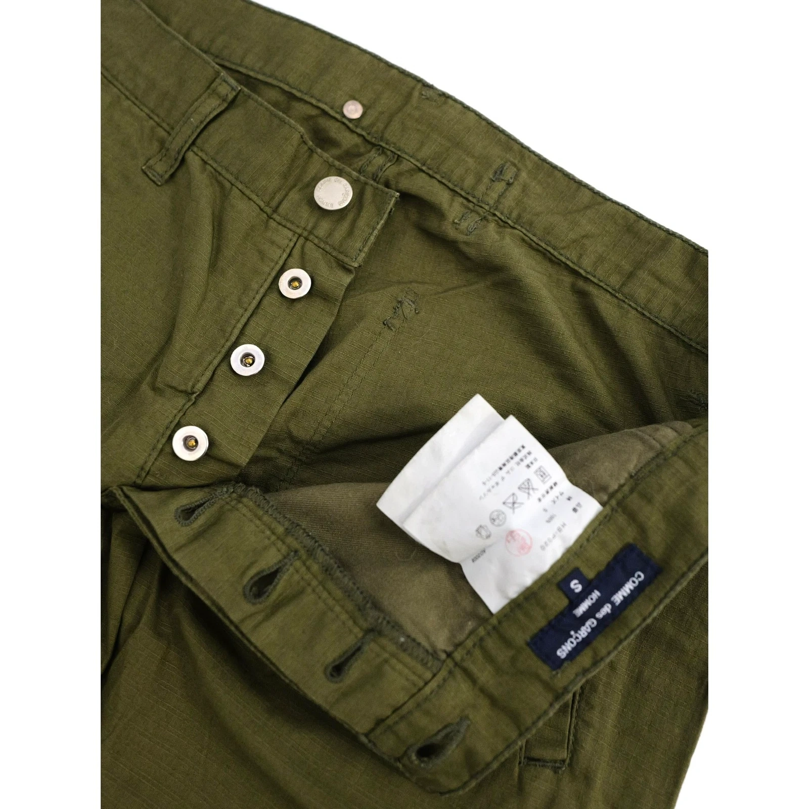 COMME DES GARÇONS Pantalon Kaki vintage, passéist — photo 8