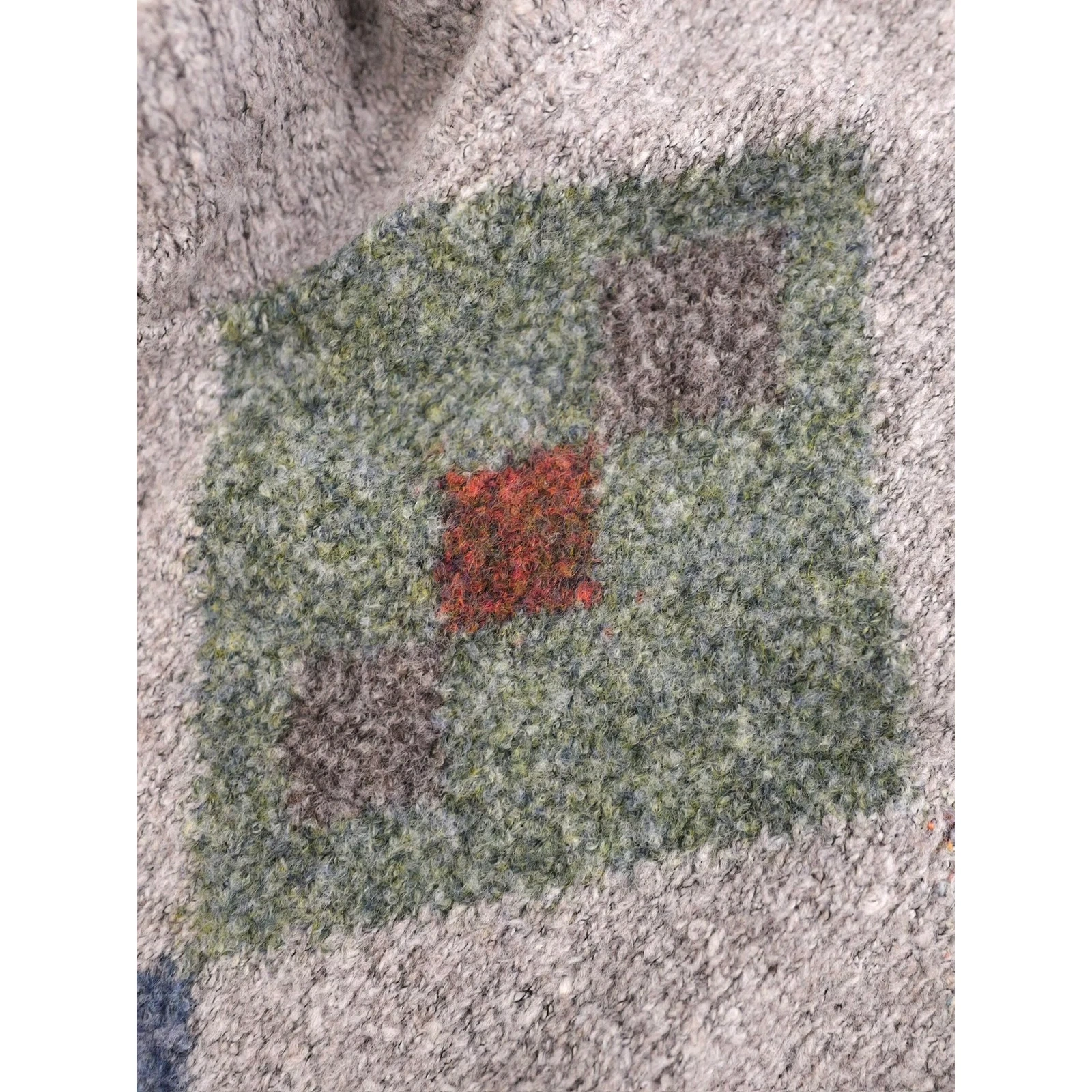 JUNKO KOSHINO Pull en laine Multicolore vintage, passéist — photo 7
