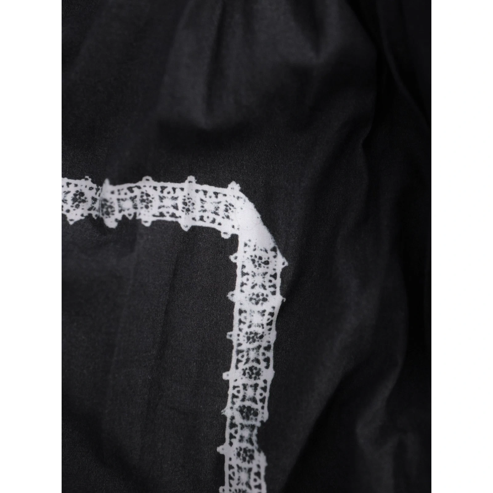 COMME DES GARÇONS Jupe mi-longue Anthracite vintage, passéist — photo 10