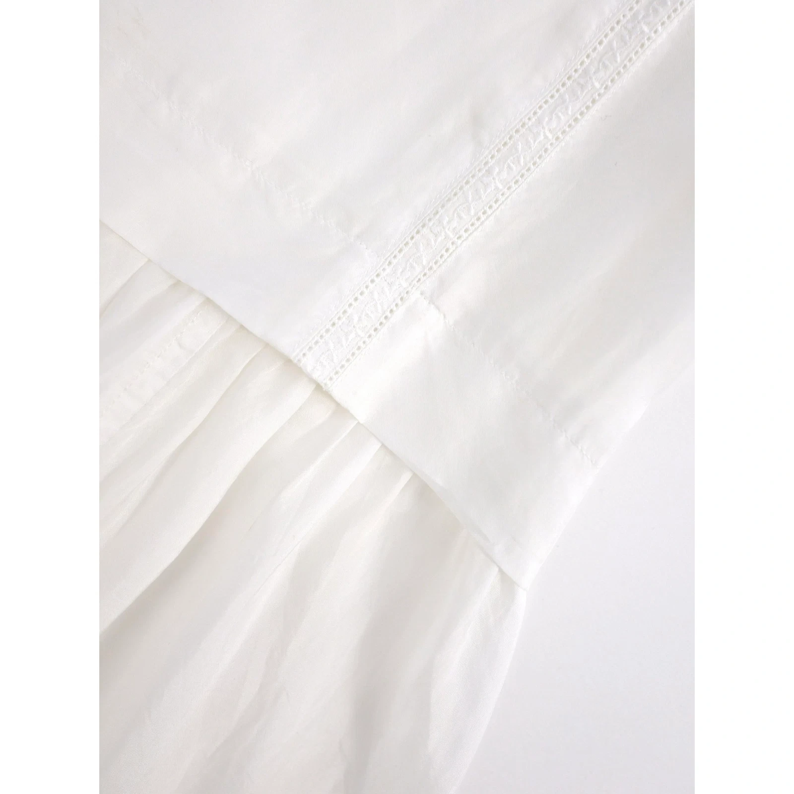 COMME DES GARÇONS Robe mi-longue Blanc vintage, passéist — photo 5