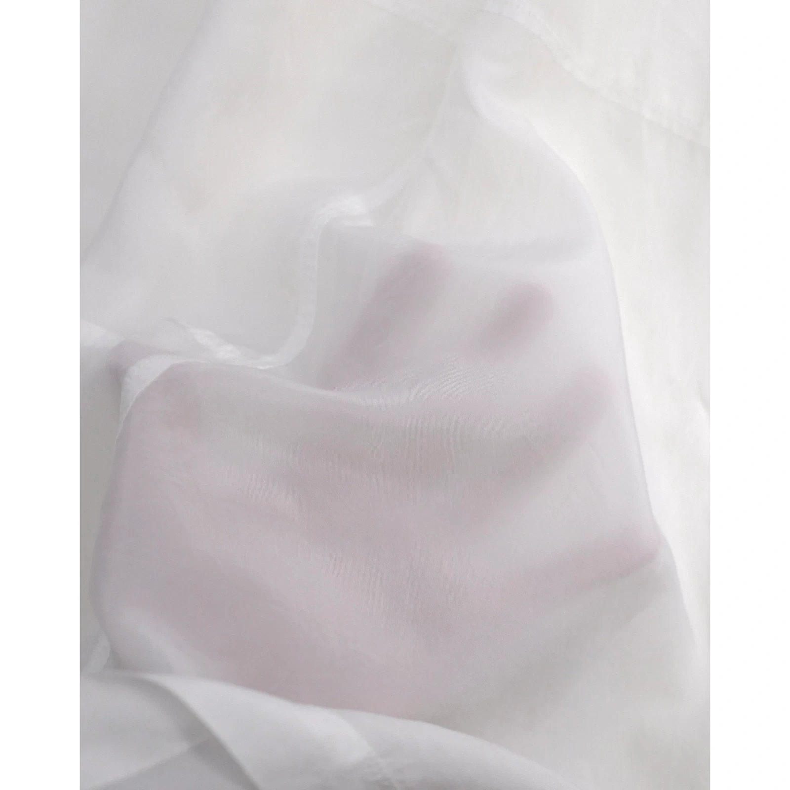 COMME DES GARÇONS Robe mi-longue Blanc vintage, passéist — photo 8