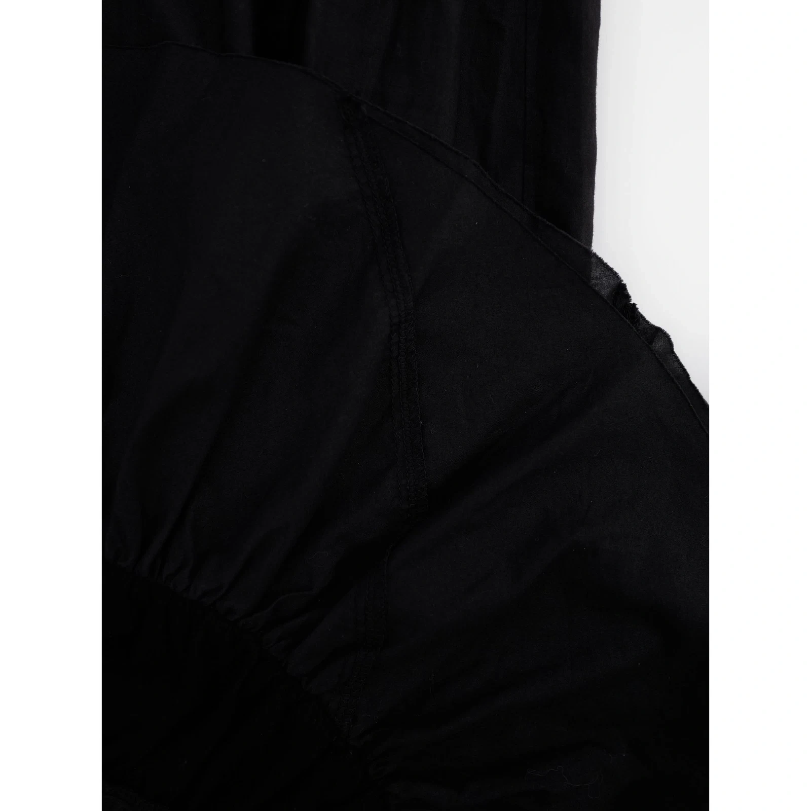 COMME DES GARÇONS Jupe mi-longue Noir vintage, passéist — photo 10