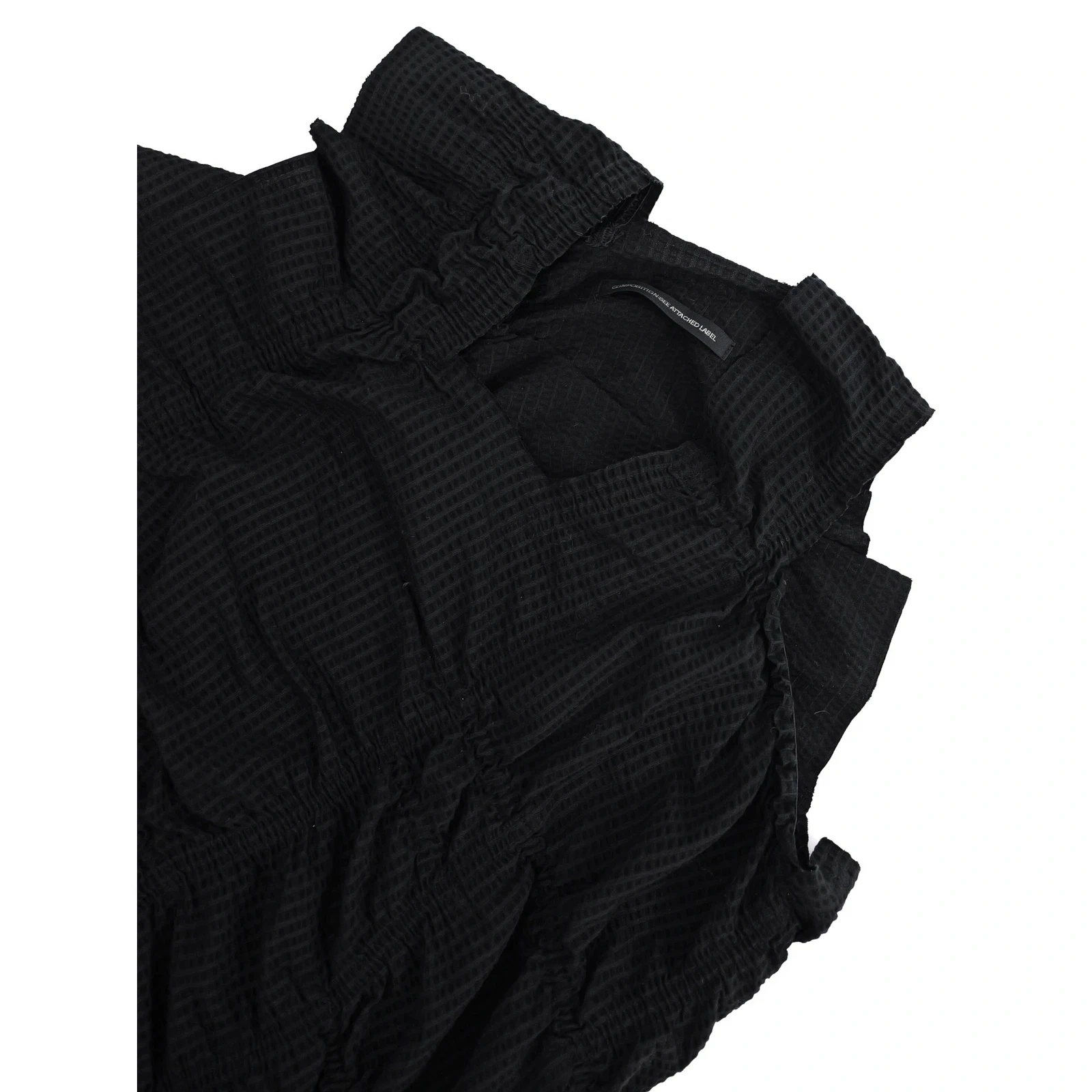 YOHJI YAMAMOTO Blouse Noir vintage, passéist — photo 2