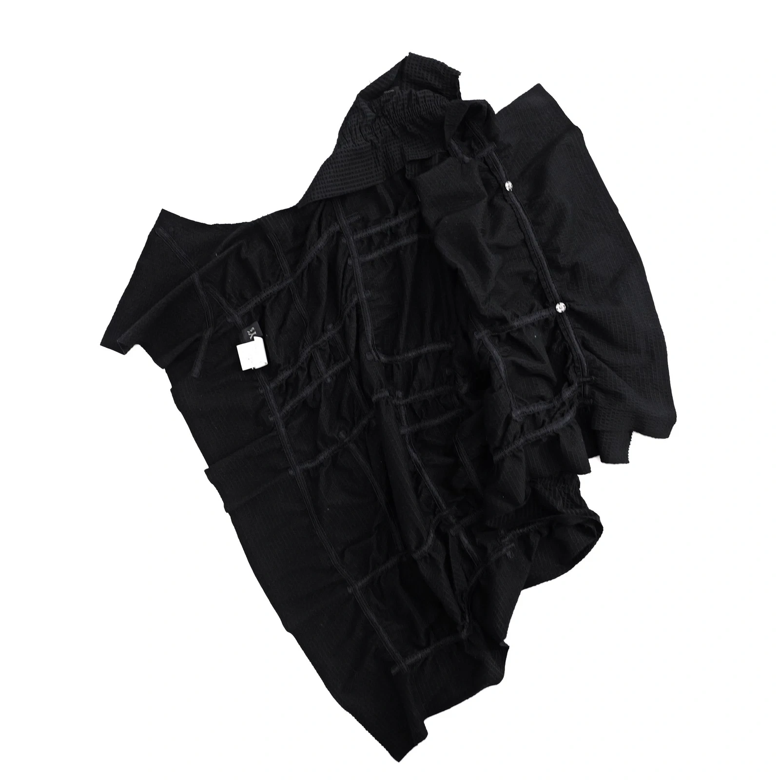 YOHJI YAMAMOTO Blouse Noir vintage, passéist — photo 10