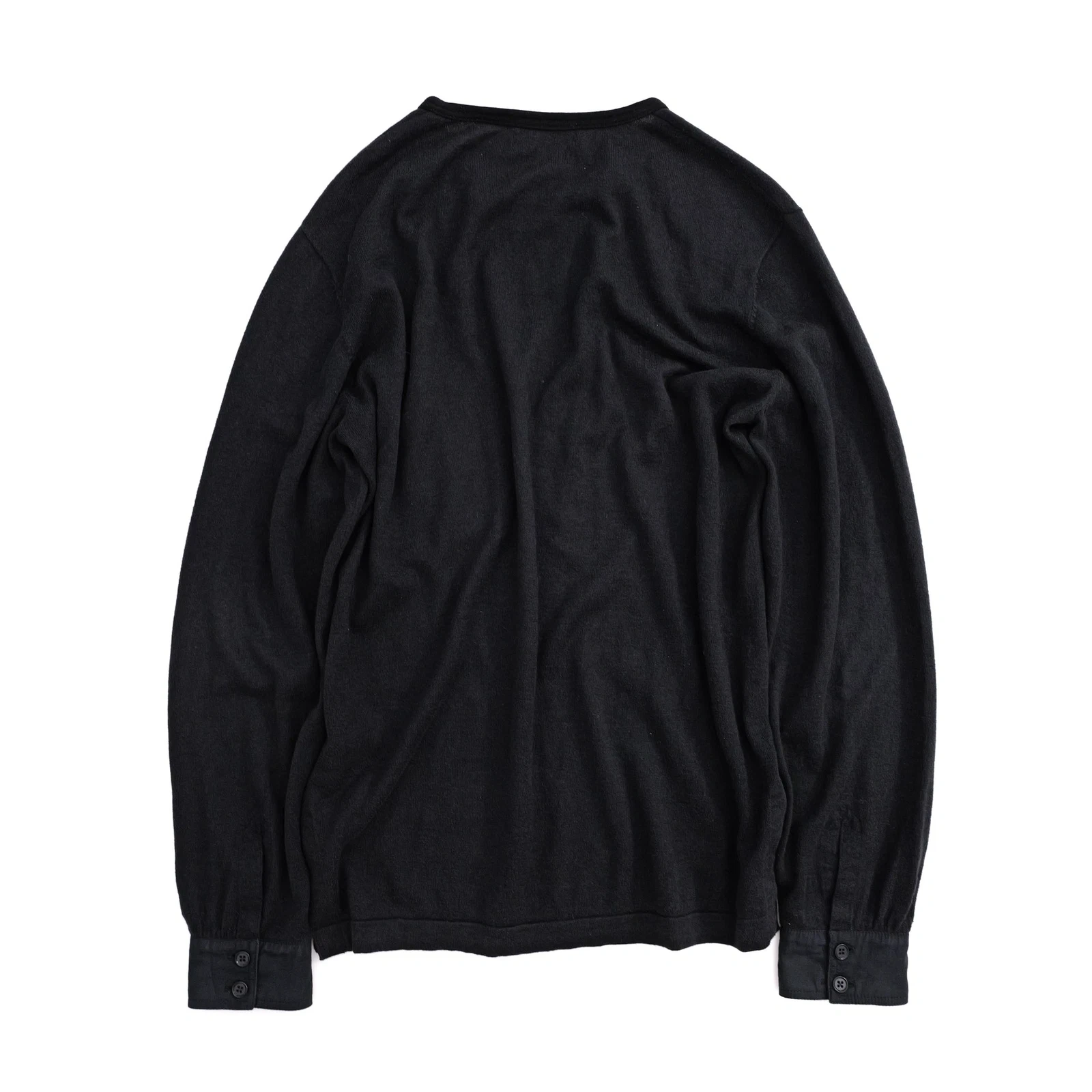 YOHJI YAMAMOTO Pull Anthracite vintage, passéist — photo 13