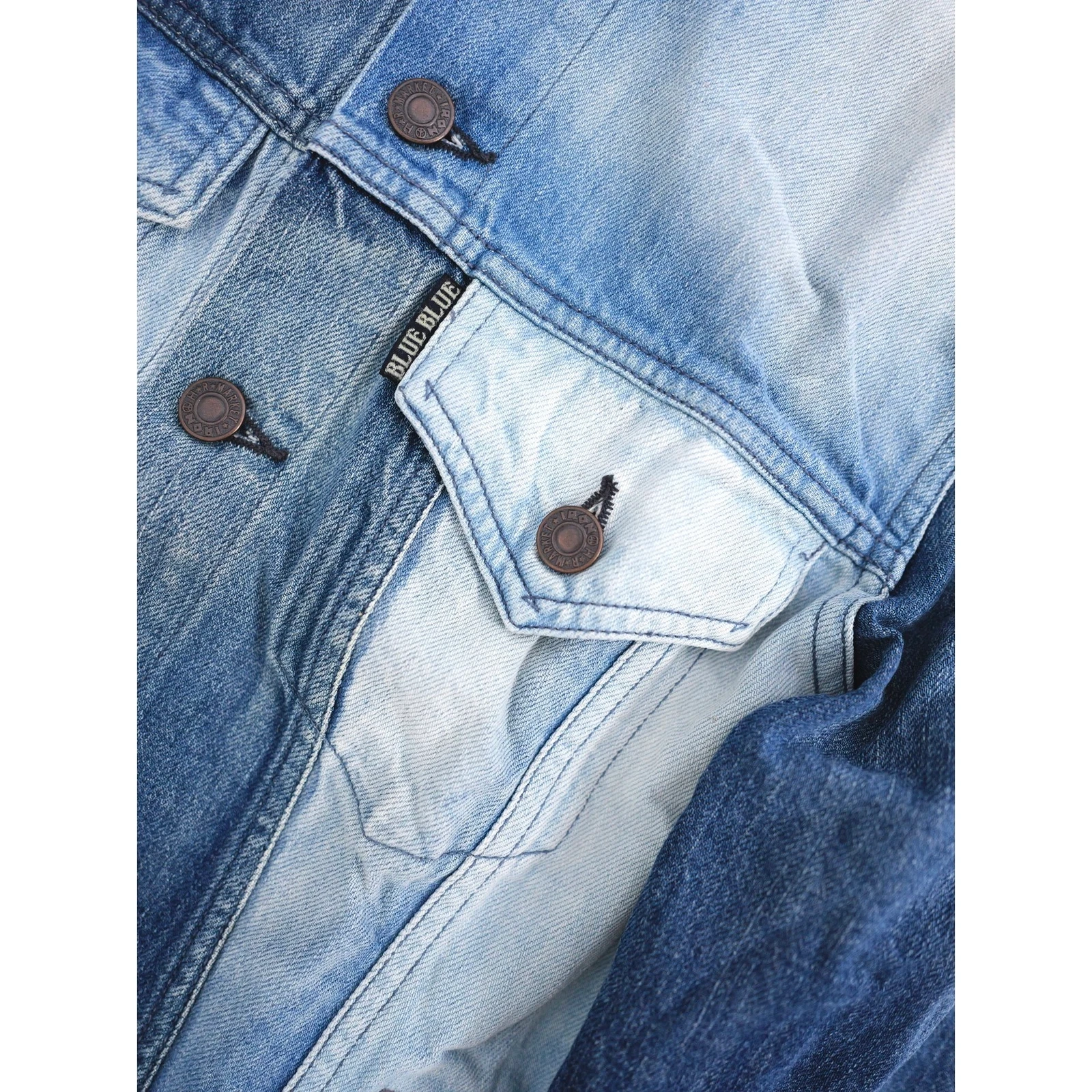 BLUE BLUE JAPAN Veste Marine vintage, passéist — photo 4