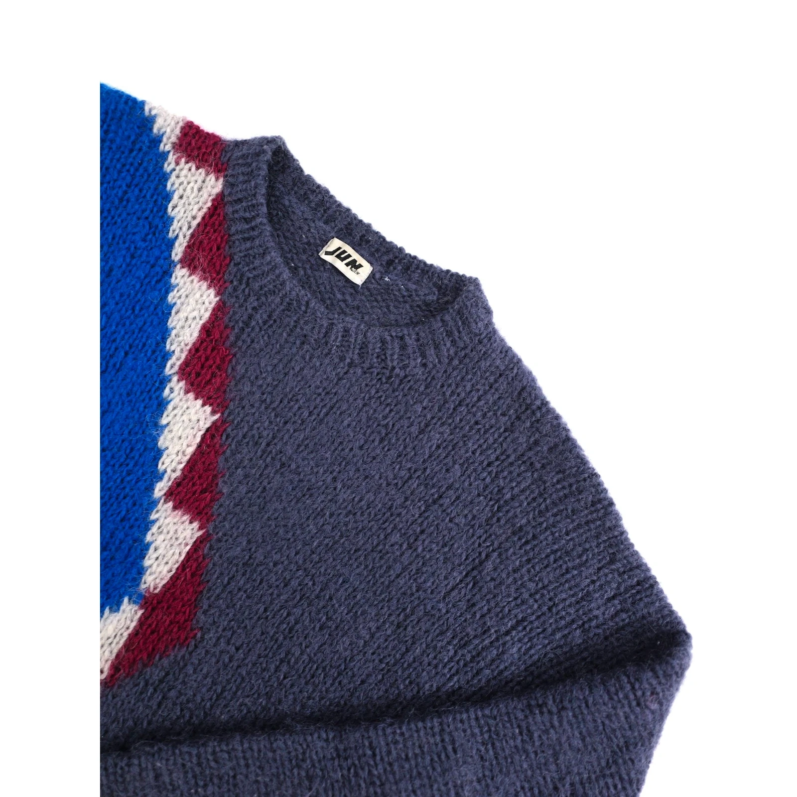 JUN Wool pull Gris vintage, passéist — photo 3