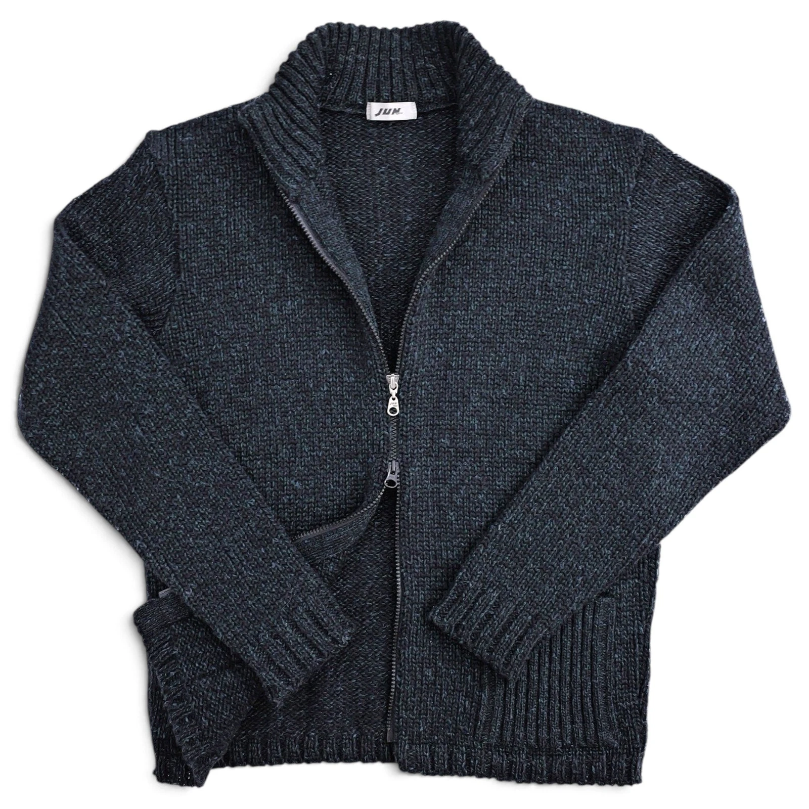 JUN Veste en laine Gris vintage, passéist — photo 1