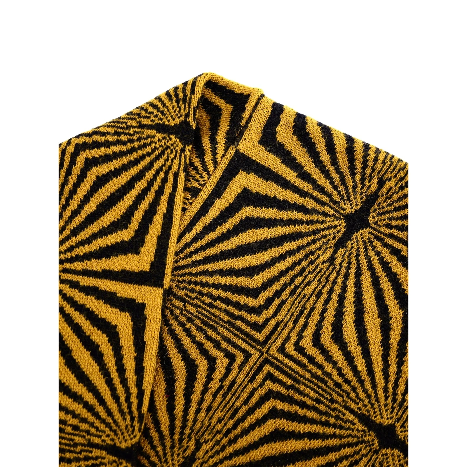 JUNKO KOSHINO Wool pull Jaune vintage, passéist — photo 5