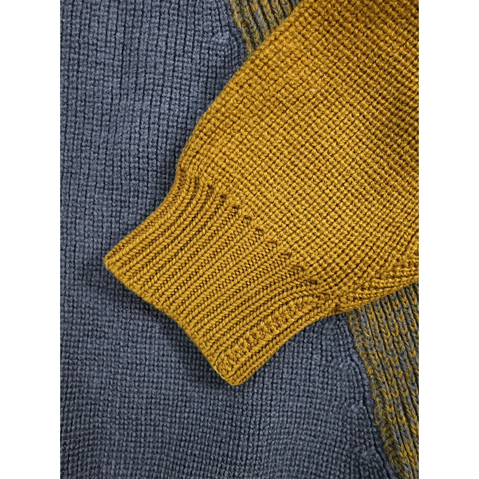 JUNKO KOSHINO Wool pull Jaune vintage, passéist — photo 6