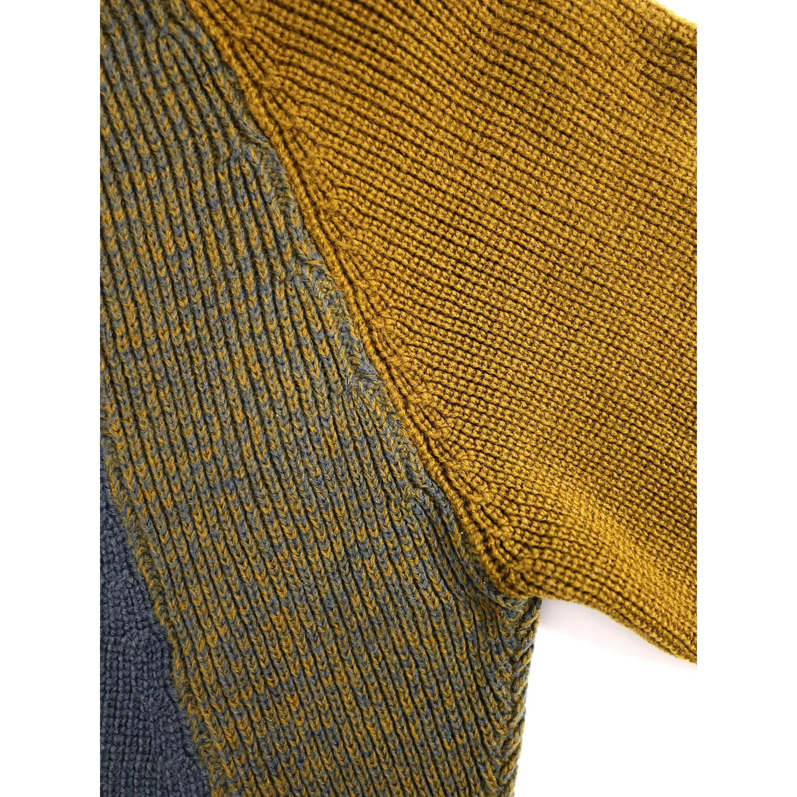 JUNKO KOSHINO Wool pull Jaune vintage, passéist — photo 7