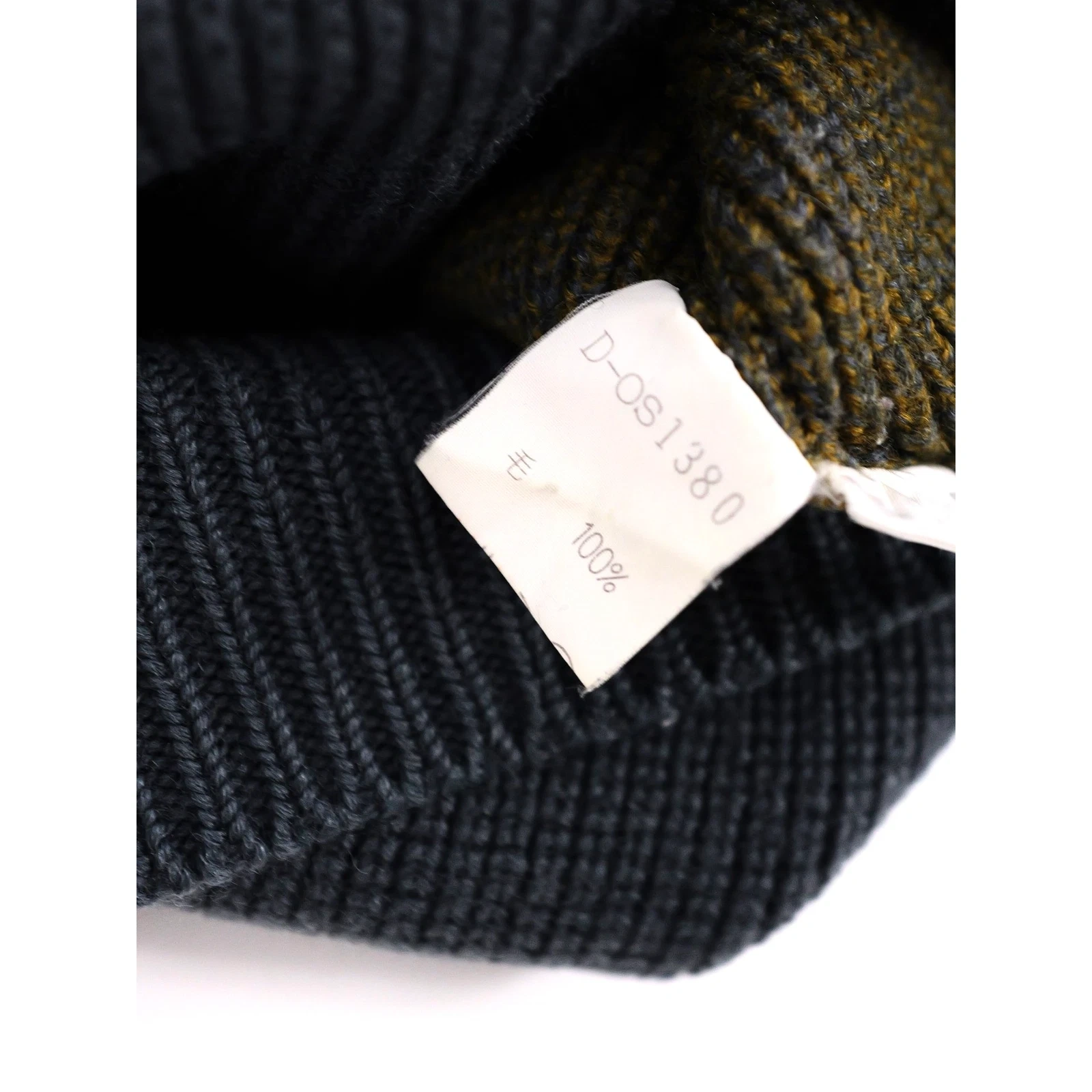 JUNKO KOSHINO Wool pull Jaune vintage, passéist — photo 9