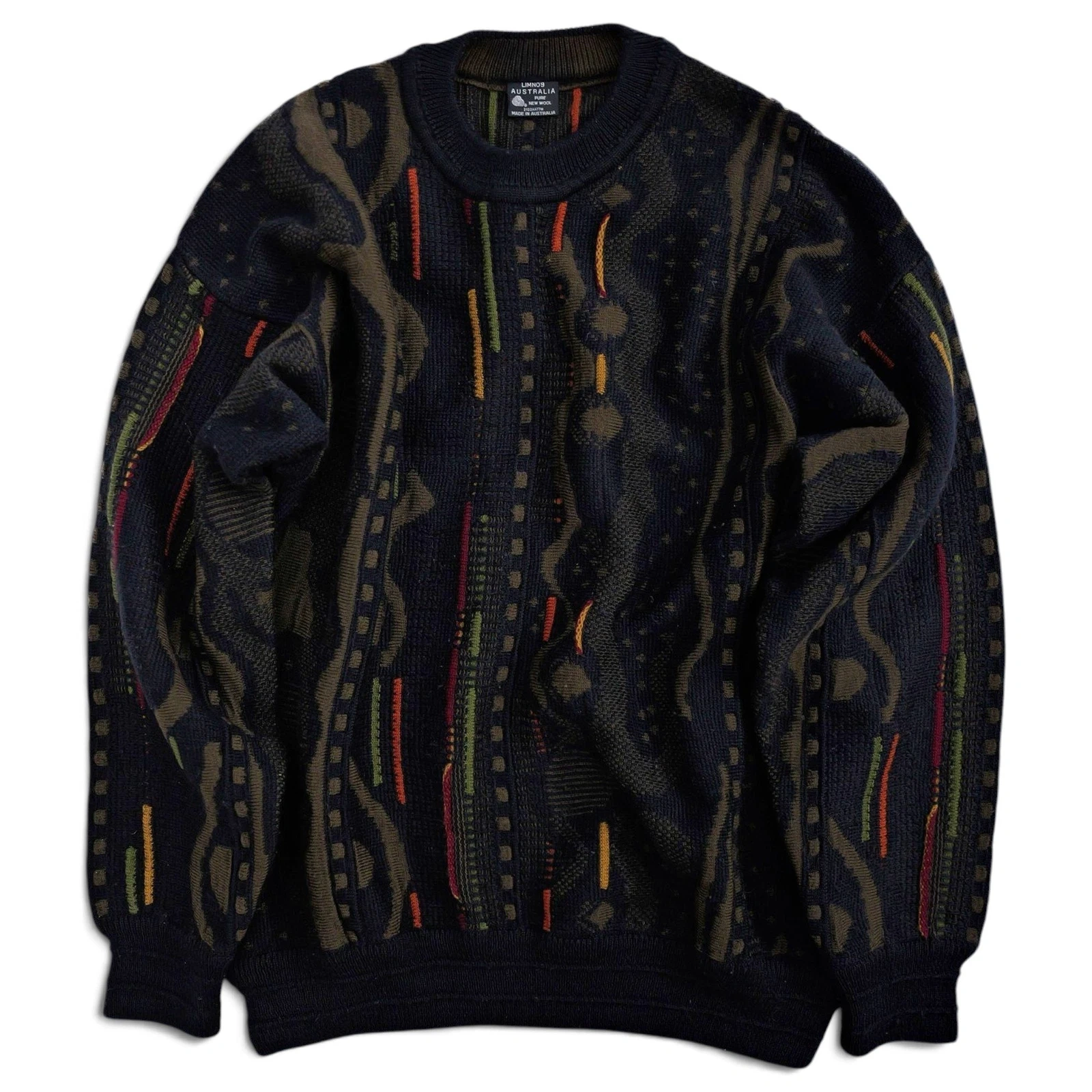 JUNKO KOSHINO Wool pull Marron vintage, passéist — photo 1