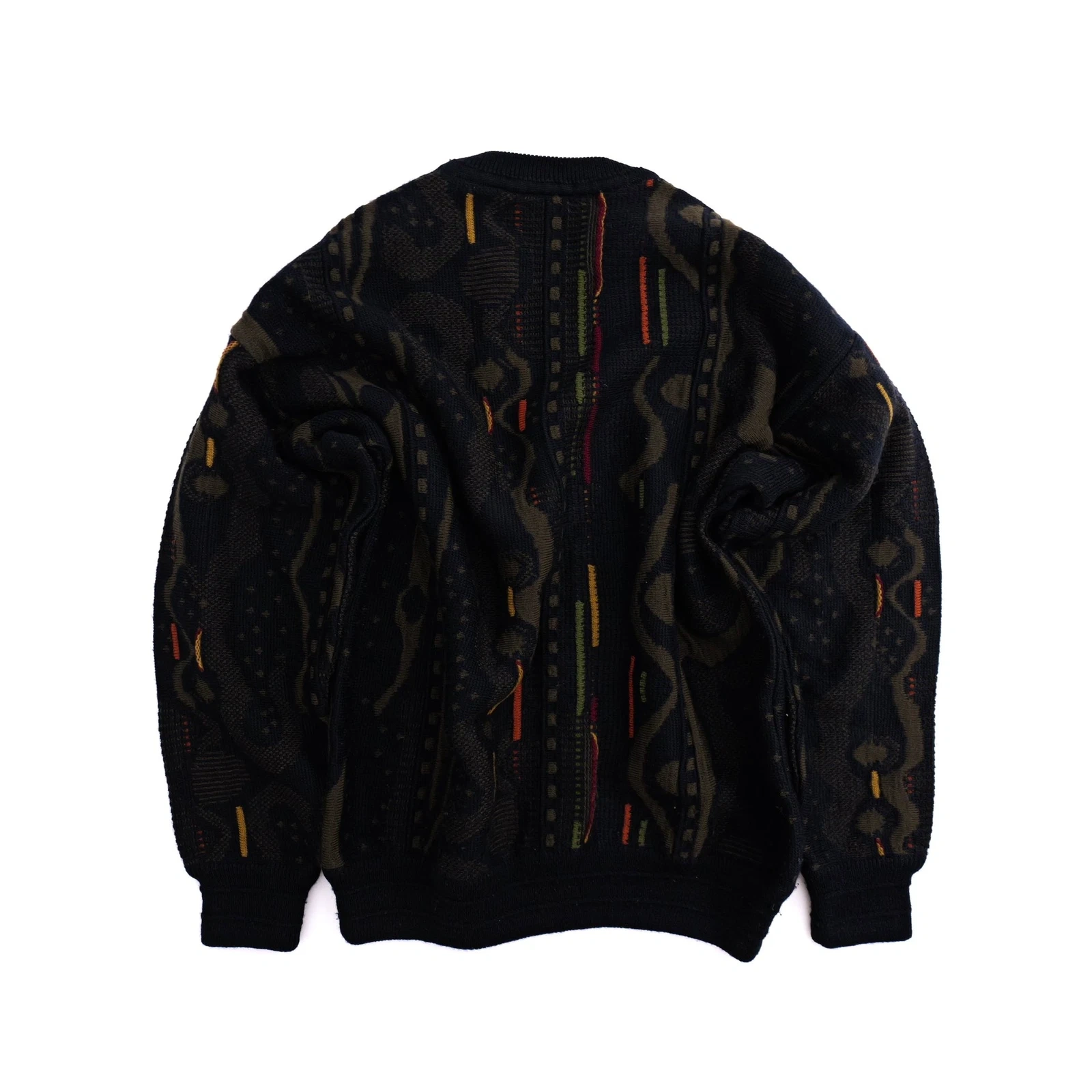 JUNKO KOSHINO Wool pull Marron vintage, passéist — photo 14