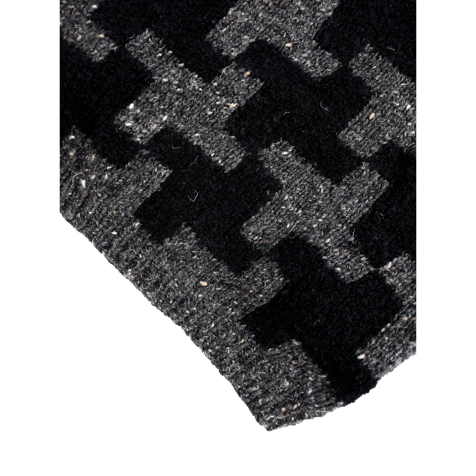 JUN Wool pull Anthracite vintage, passéist — photo 14