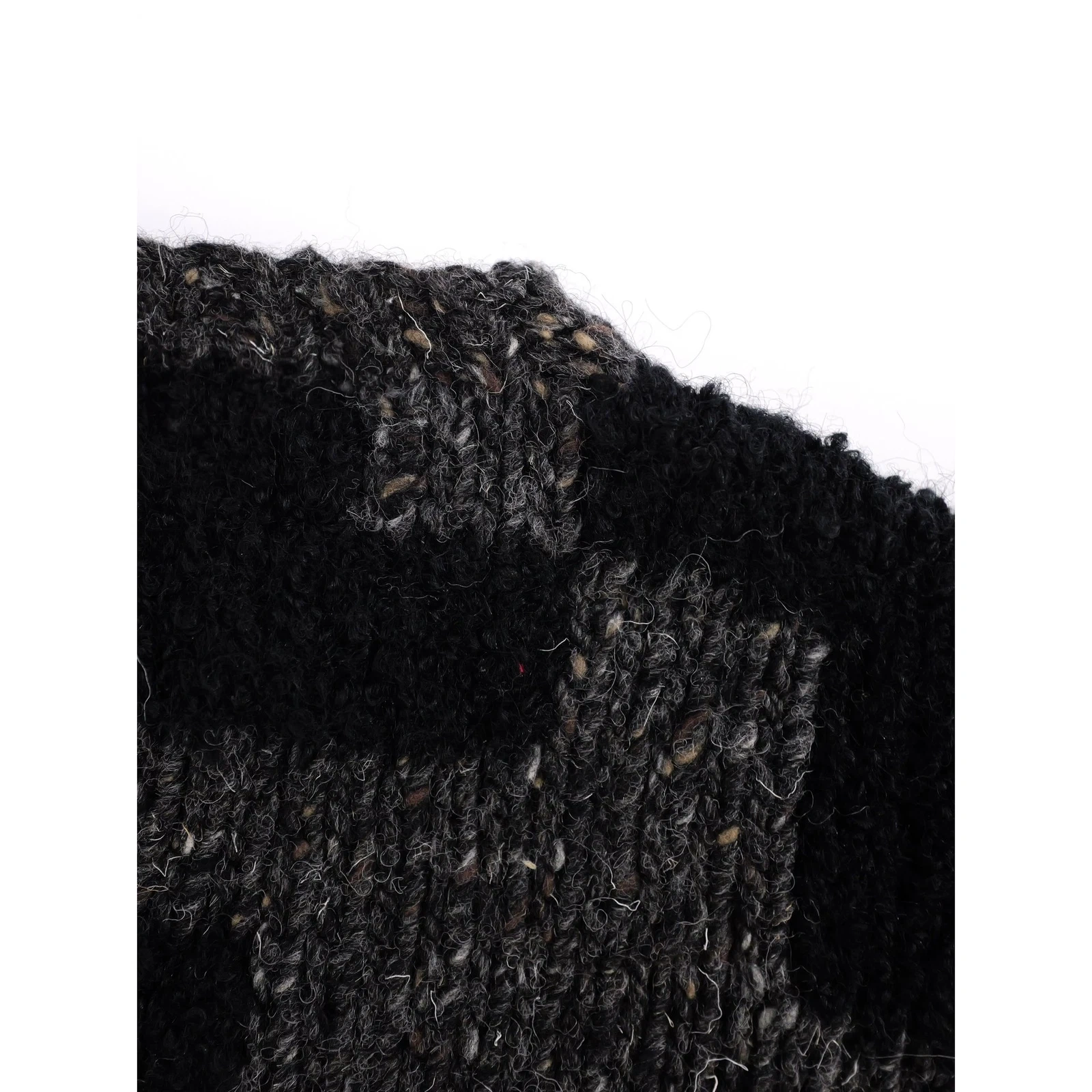 JUN Wool pull Anthracite vintage, passéist — photo 15