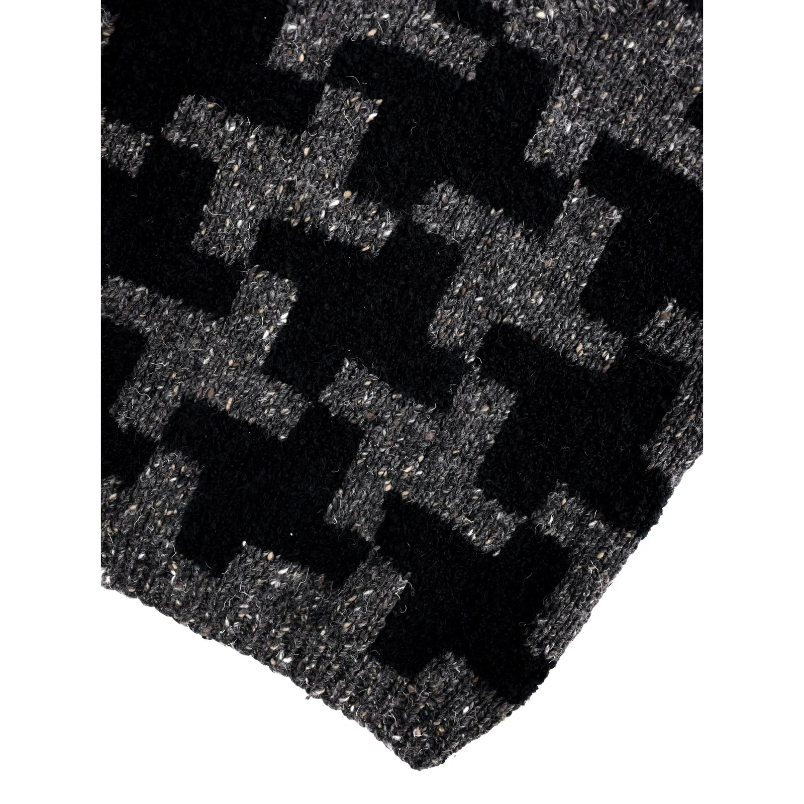 JUN Wool pull Anthracite vintage, passéist — photo 4