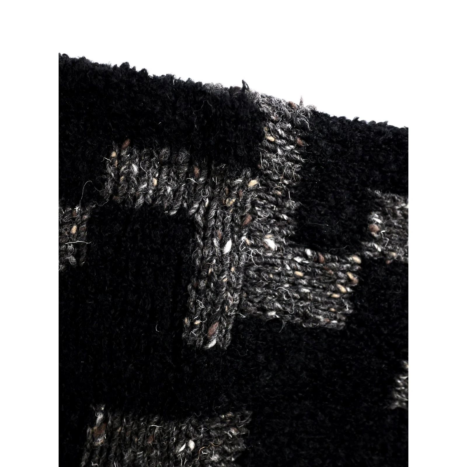 JUN Wool pull Anthracite vintage, passéist — photo 6