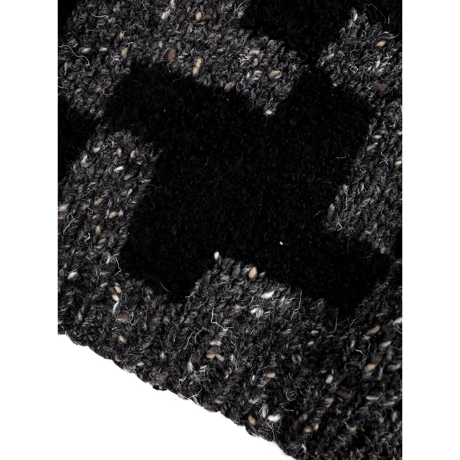 JUN Wool pull Anthracite vintage, passéist — photo 7