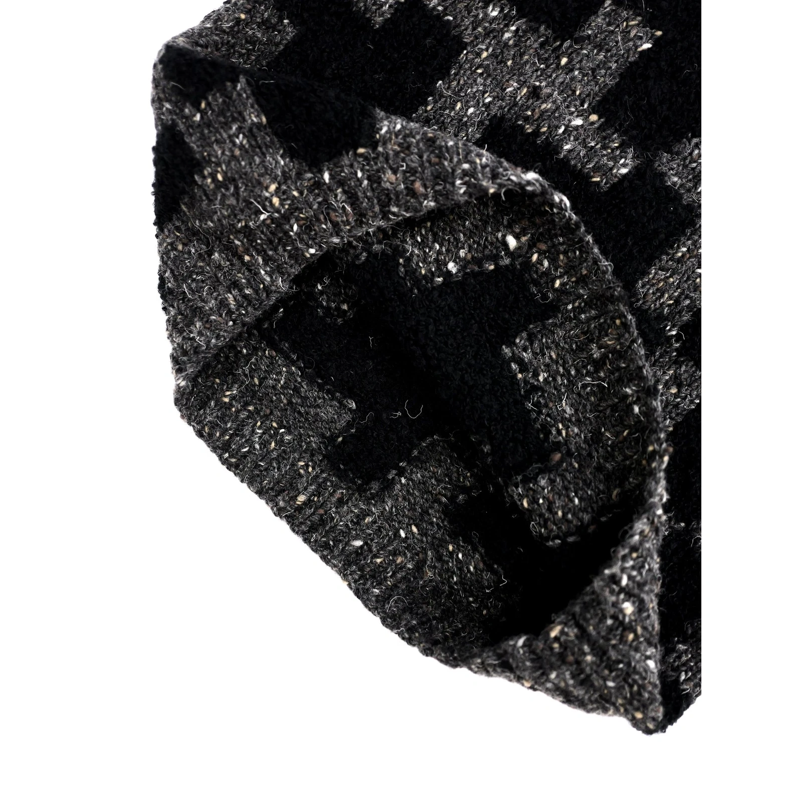 JUN Wool pull Anthracite vintage, passéist — photo 9