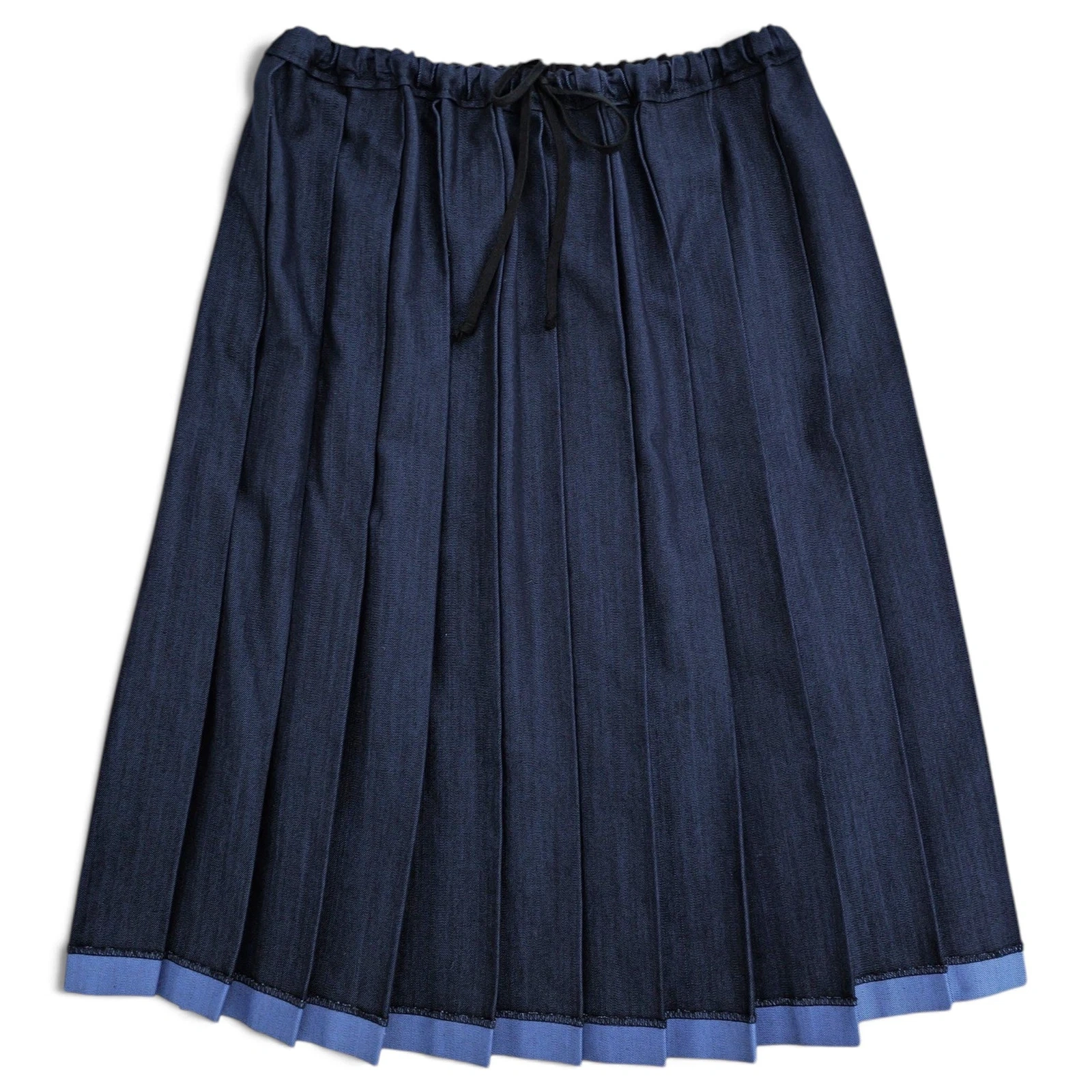 COMME DES GARÇONS Jupe mi-longue Marine vintage, passéist — photo 1