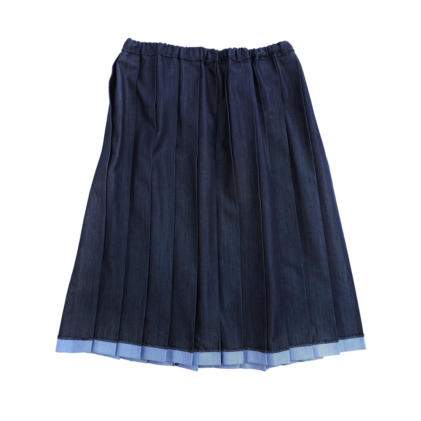 COMME DES GARÇONS Jupe mi-longue Marine vintage, passéist — photo 13