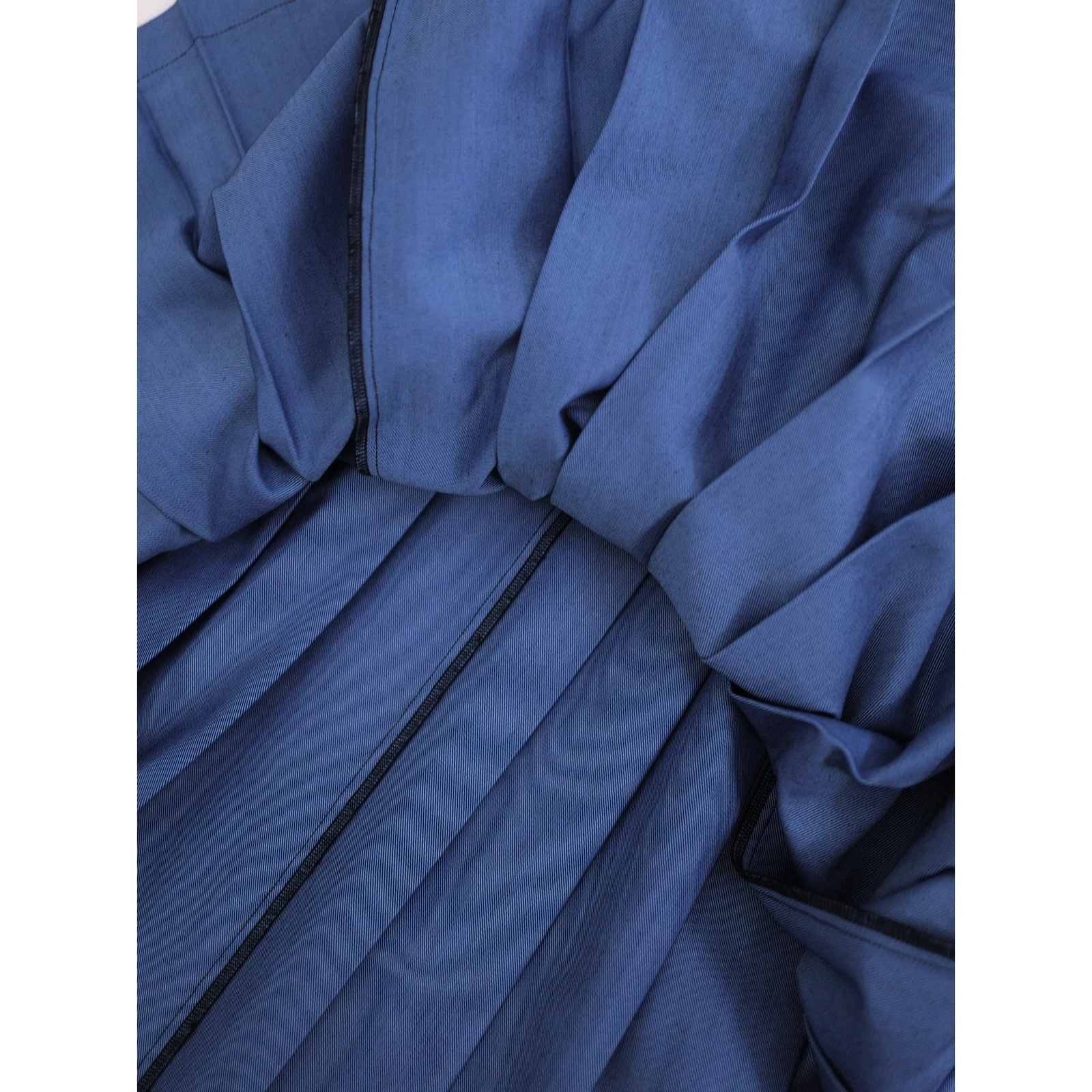 COMME DES GARÇONS Jupe mi-longue Marine vintage, passéist — photo 15