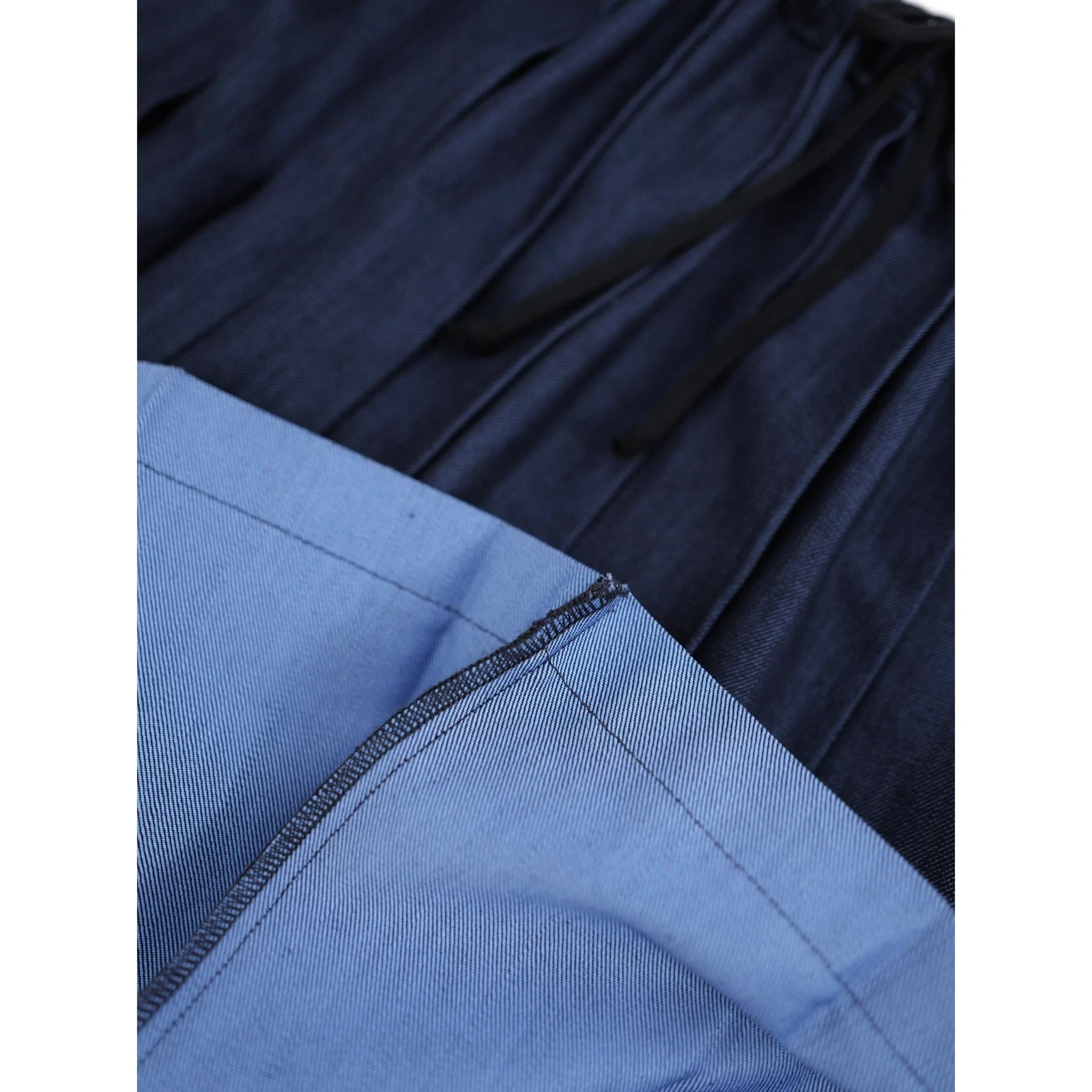 COMME DES GARÇONS Jupe mi-longue Marine vintage, passéist — photo 8