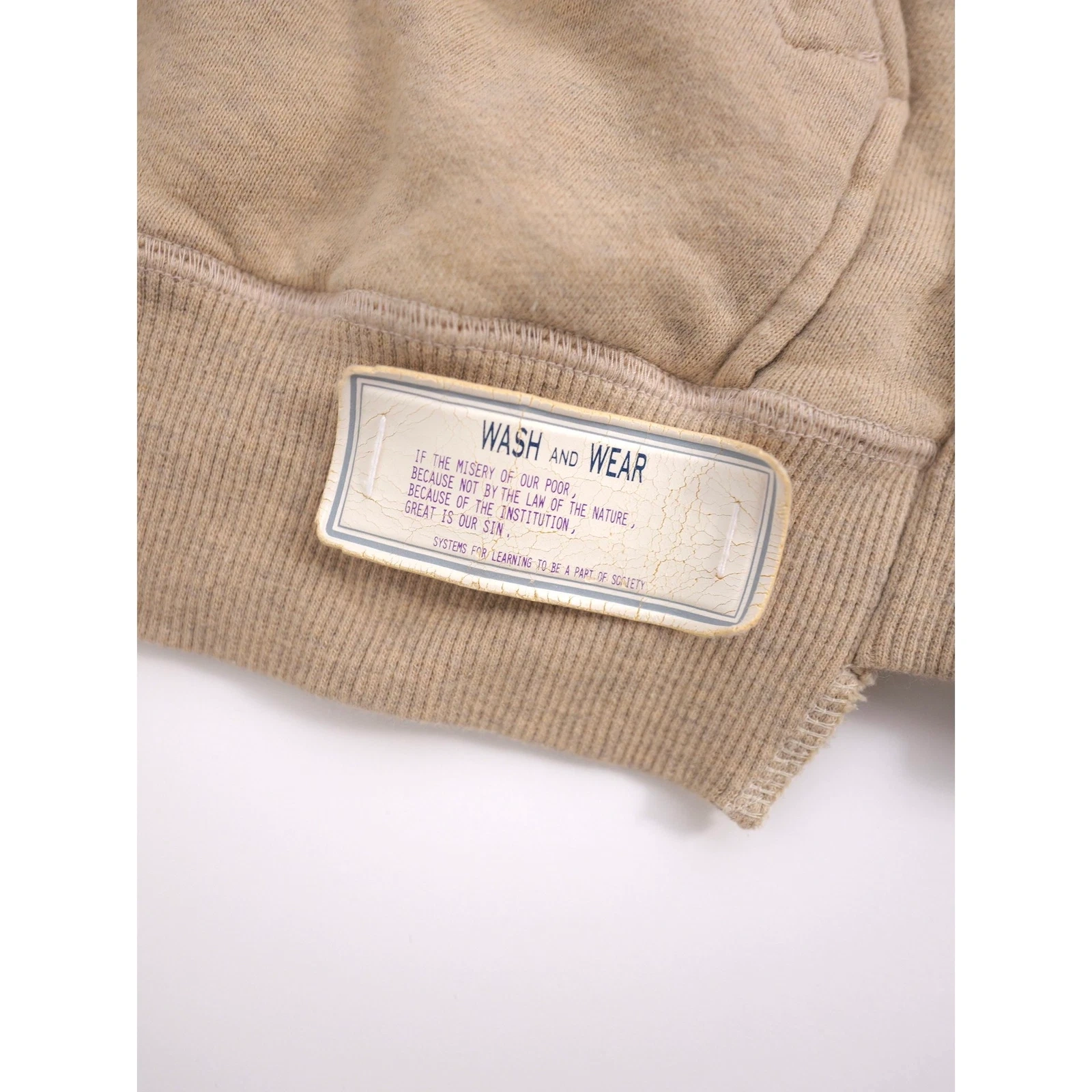 MIHARA YASUHIRO Sweat Beige vintage, passéist — photo 7