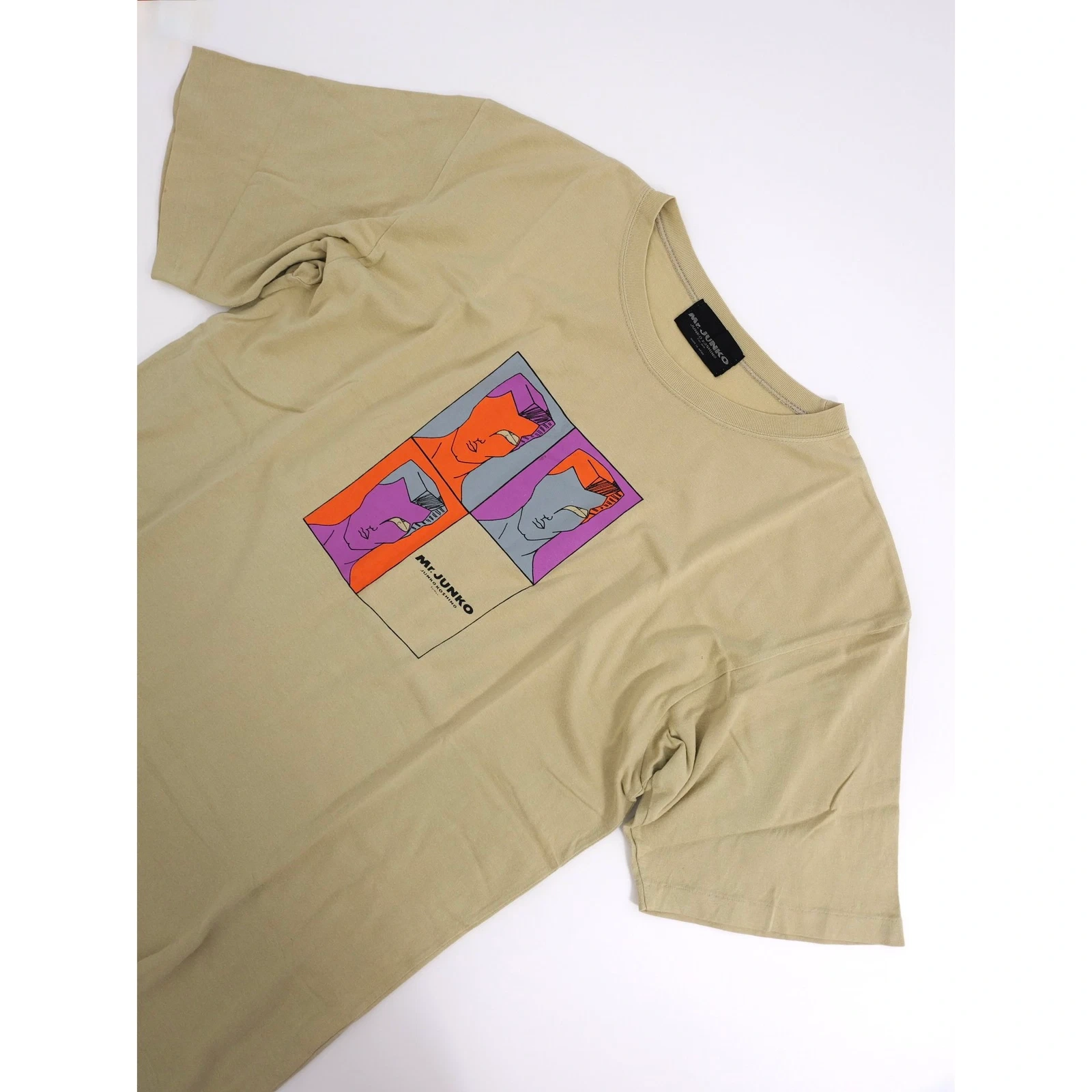 JUNKO KOSHINO Tee shirt Camel vintage, passéist — photo 2