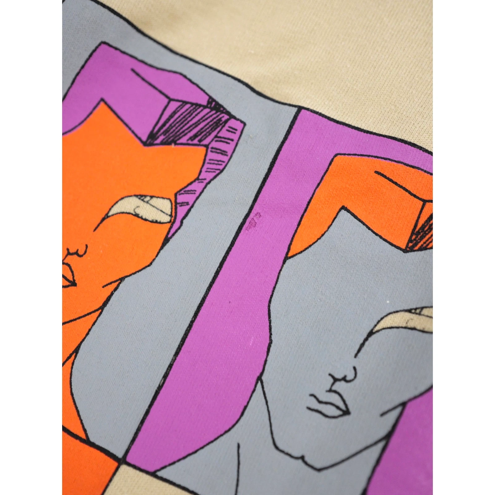 JUNKO KOSHINO Tee shirt Camel vintage, passéist — photo 7