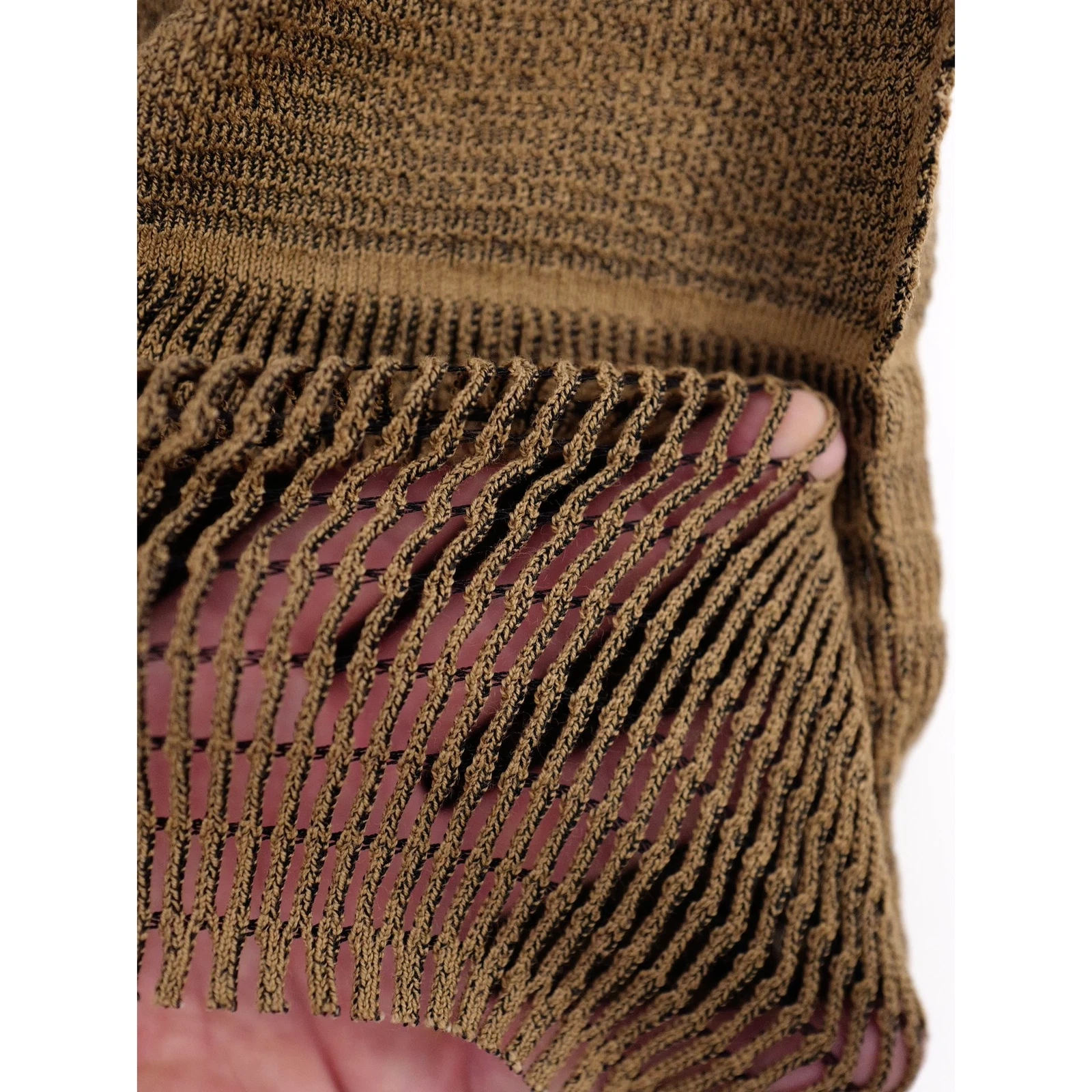 ISSEY MIYAKE Blouse Marron vintage, passéist — photo 10
