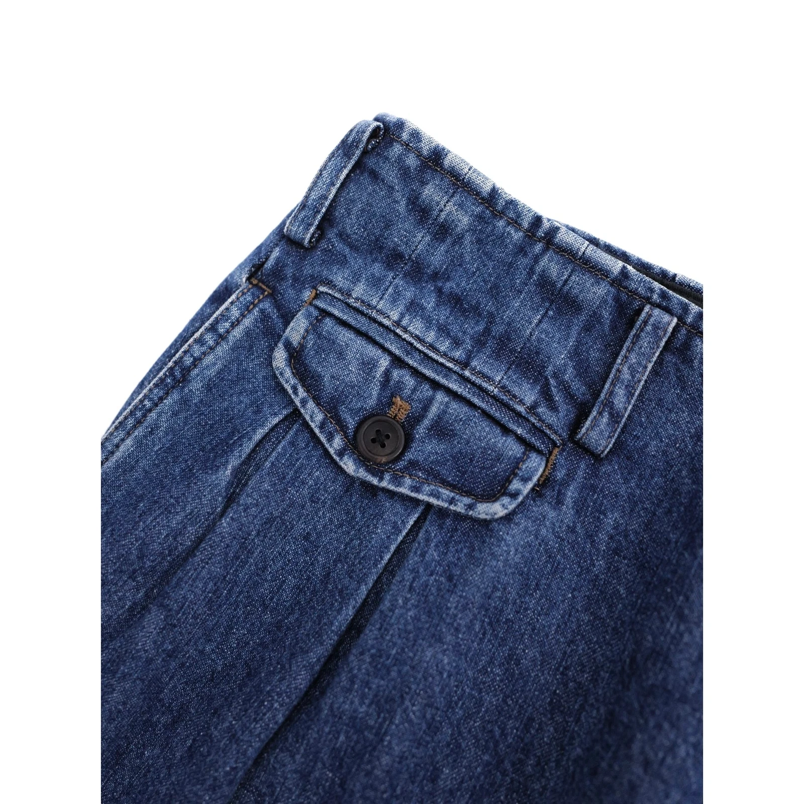 YOHJI YAMAMOTO Jean Bleu vintage, passéist — photo 6