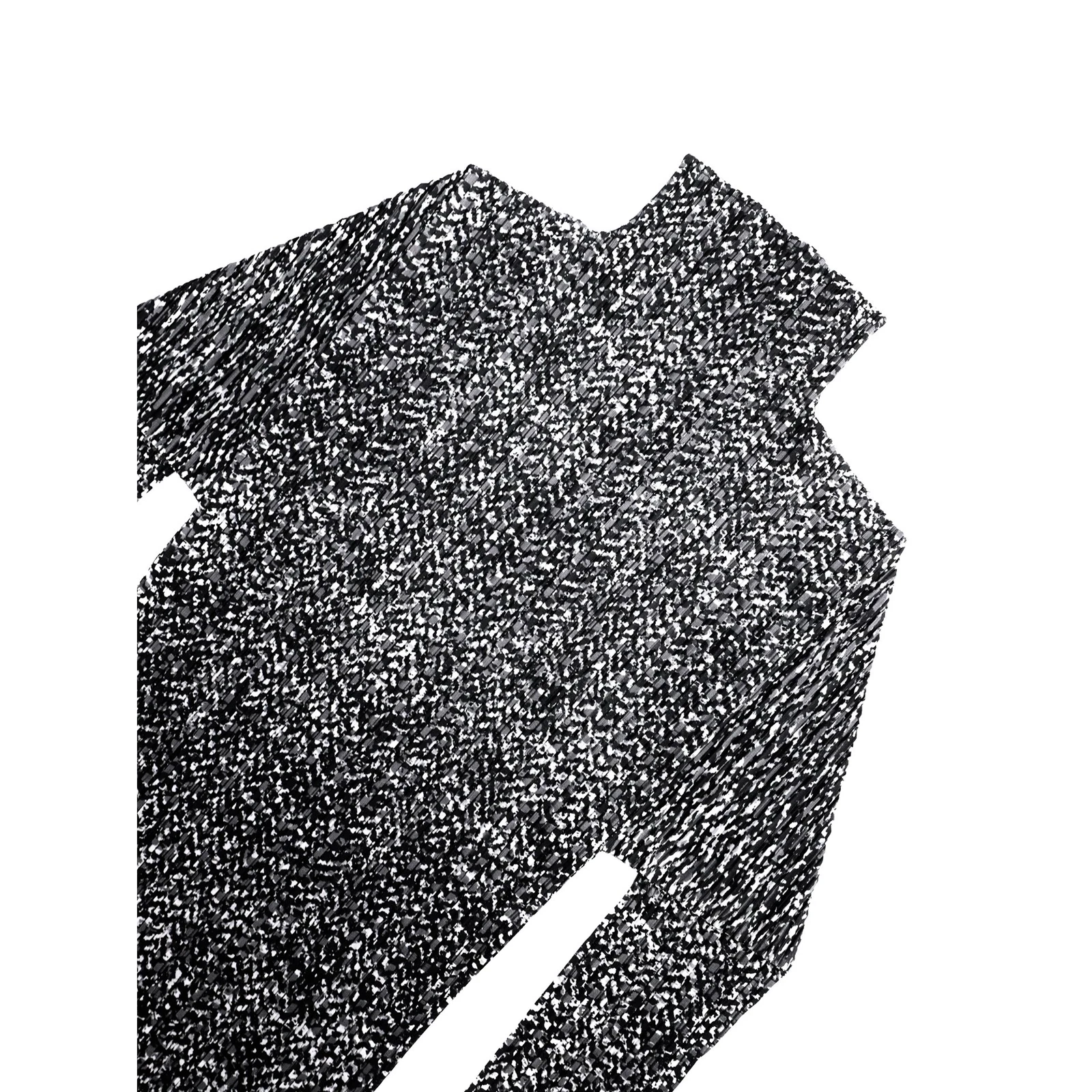 ISSEY MIYAKE Blouse Gris vintage, passéist — photo 11