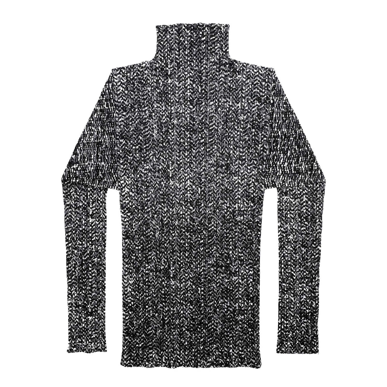 ISSEY MIYAKE Blouse Gris vintage, passéist — photo 10