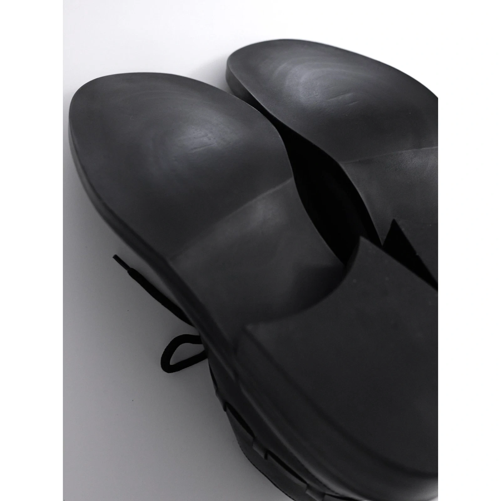 YOHJI YAMAMOTO Leather boots Noir vintage, passéist — photo 9