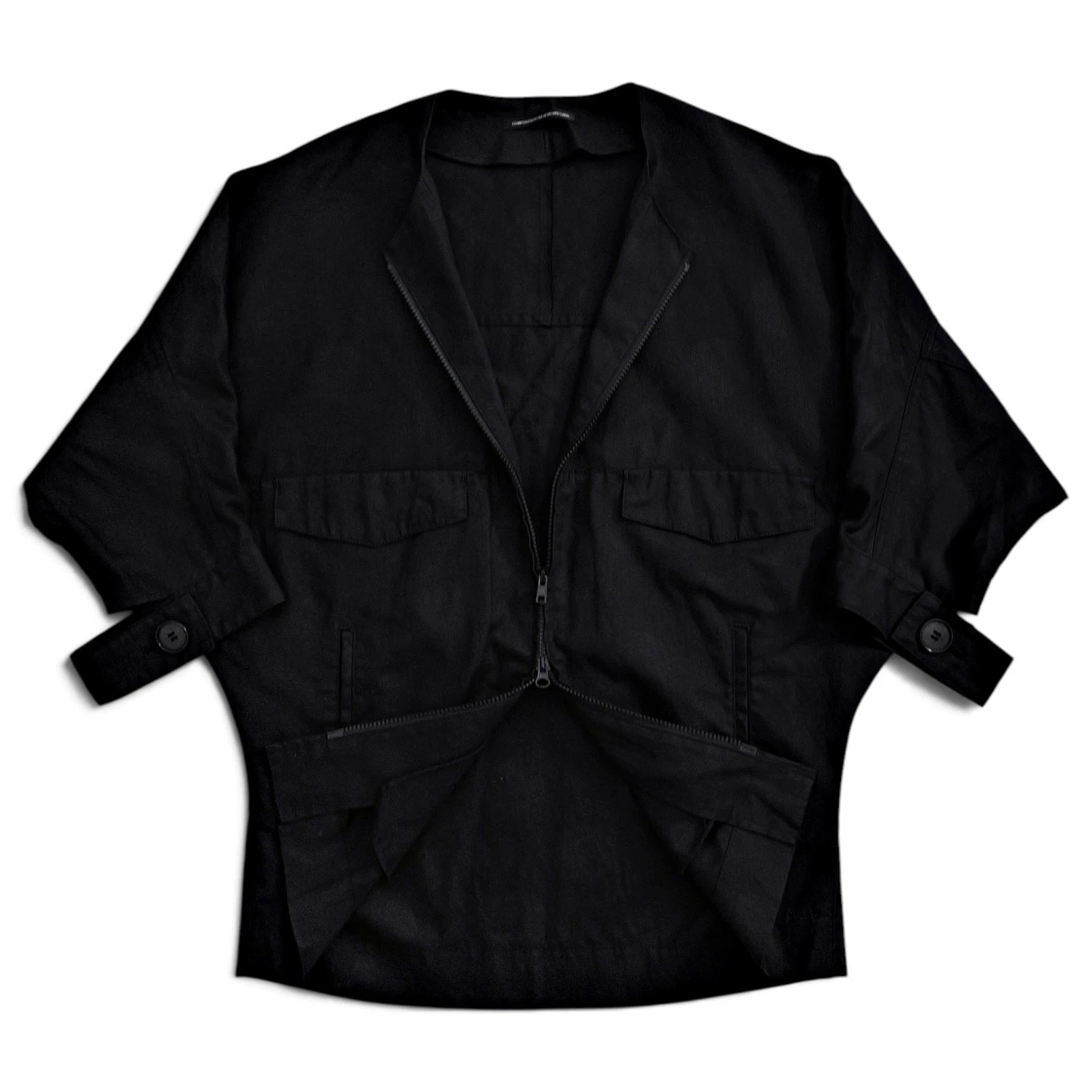 YOHJI YAMAMOTO Veste Noir vintage, passéist — photo 1