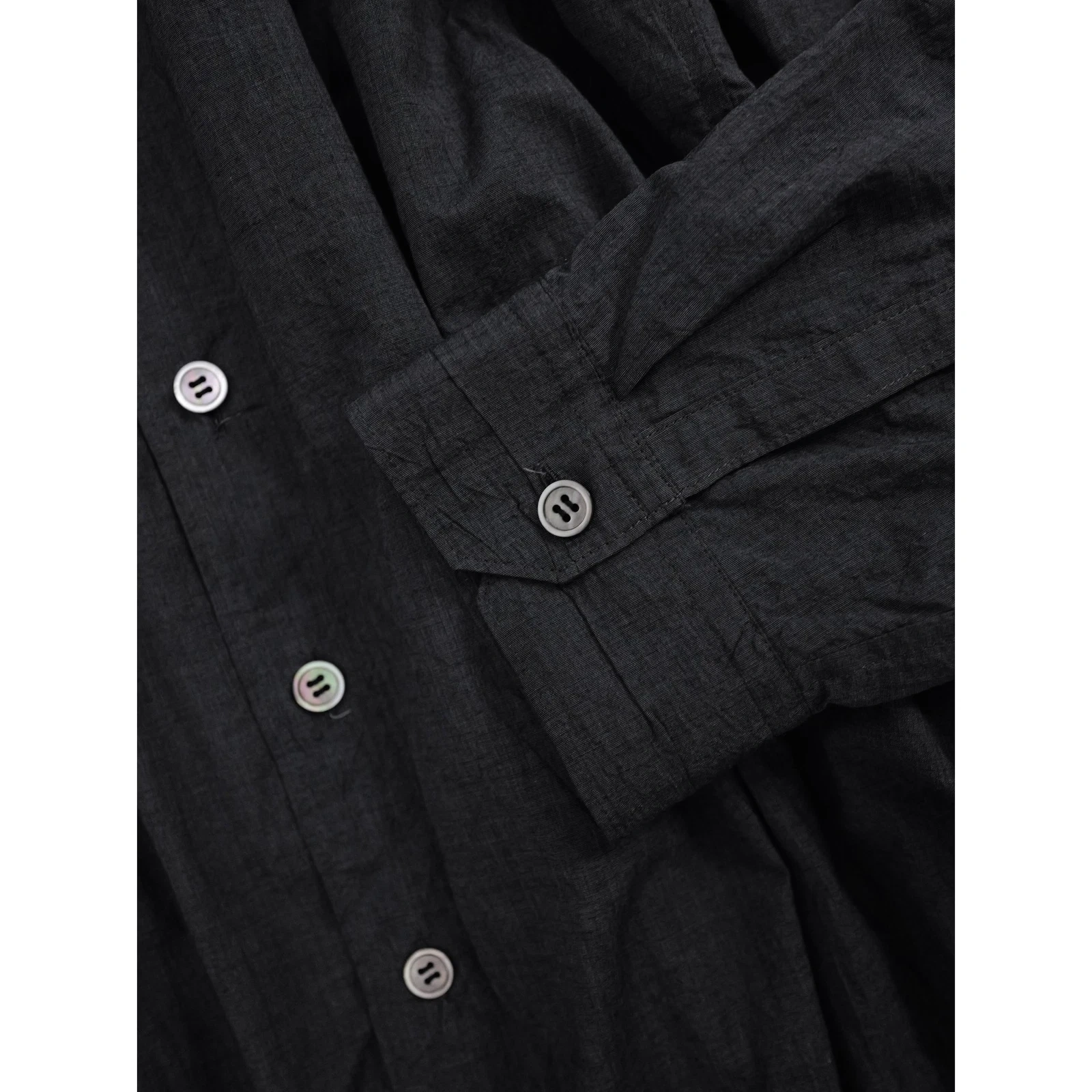 YOHJI YAMAMOTO Robe longue Anthracite vintage, passéist — photo 7