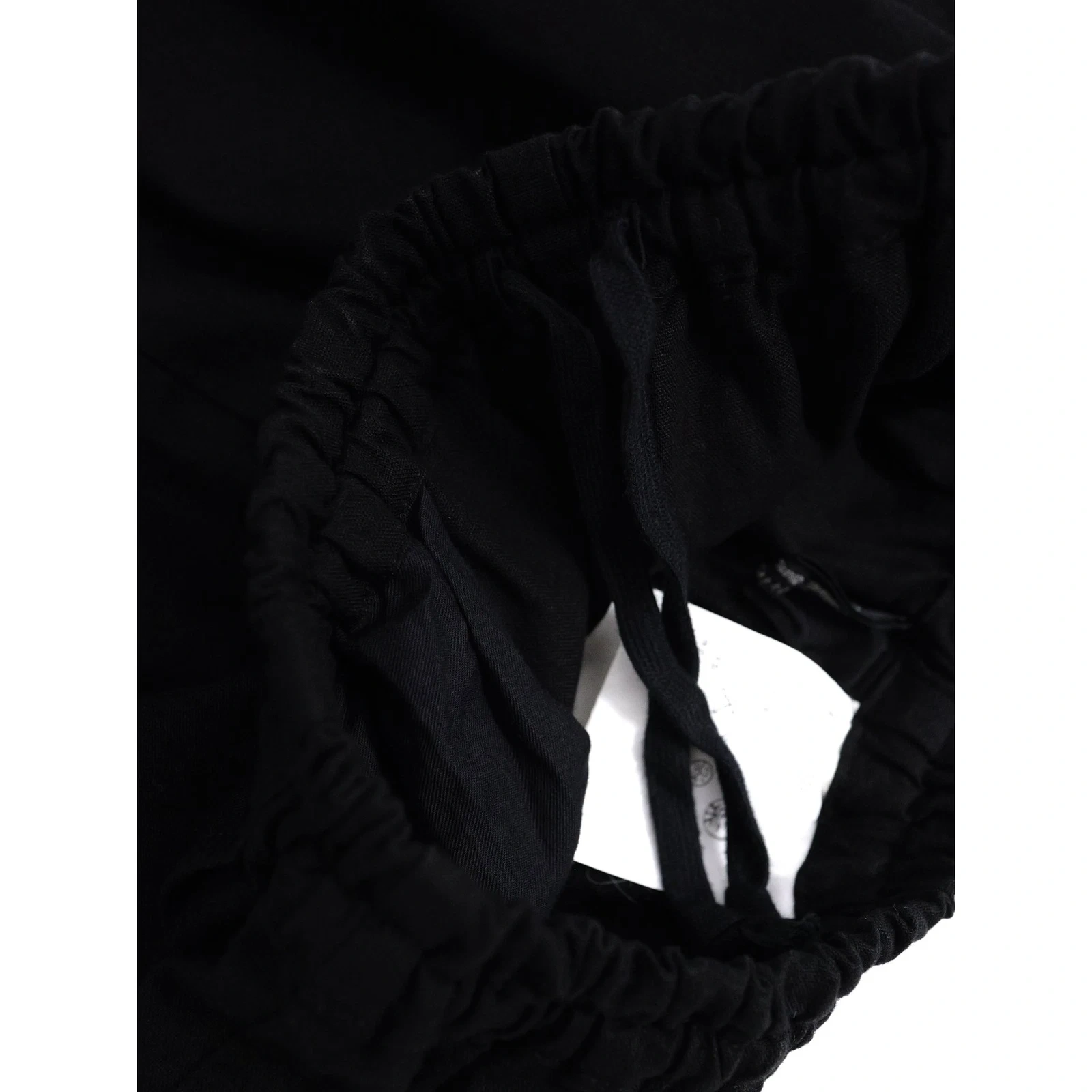 COMME DES GARÇONS Pantalon en lin Noir vintage, passéist — photo 9