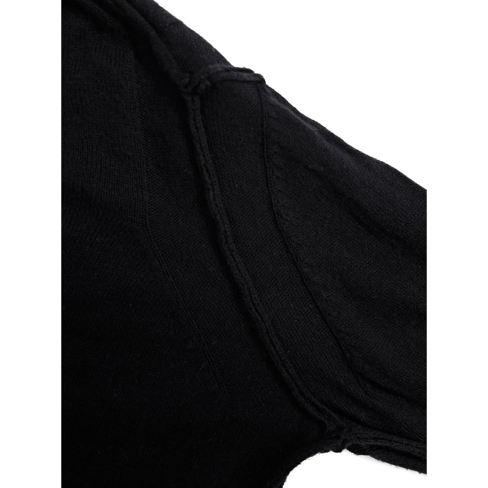 YOHJI YAMAMOTO Jumper Noir vintage, passéist — photo 13