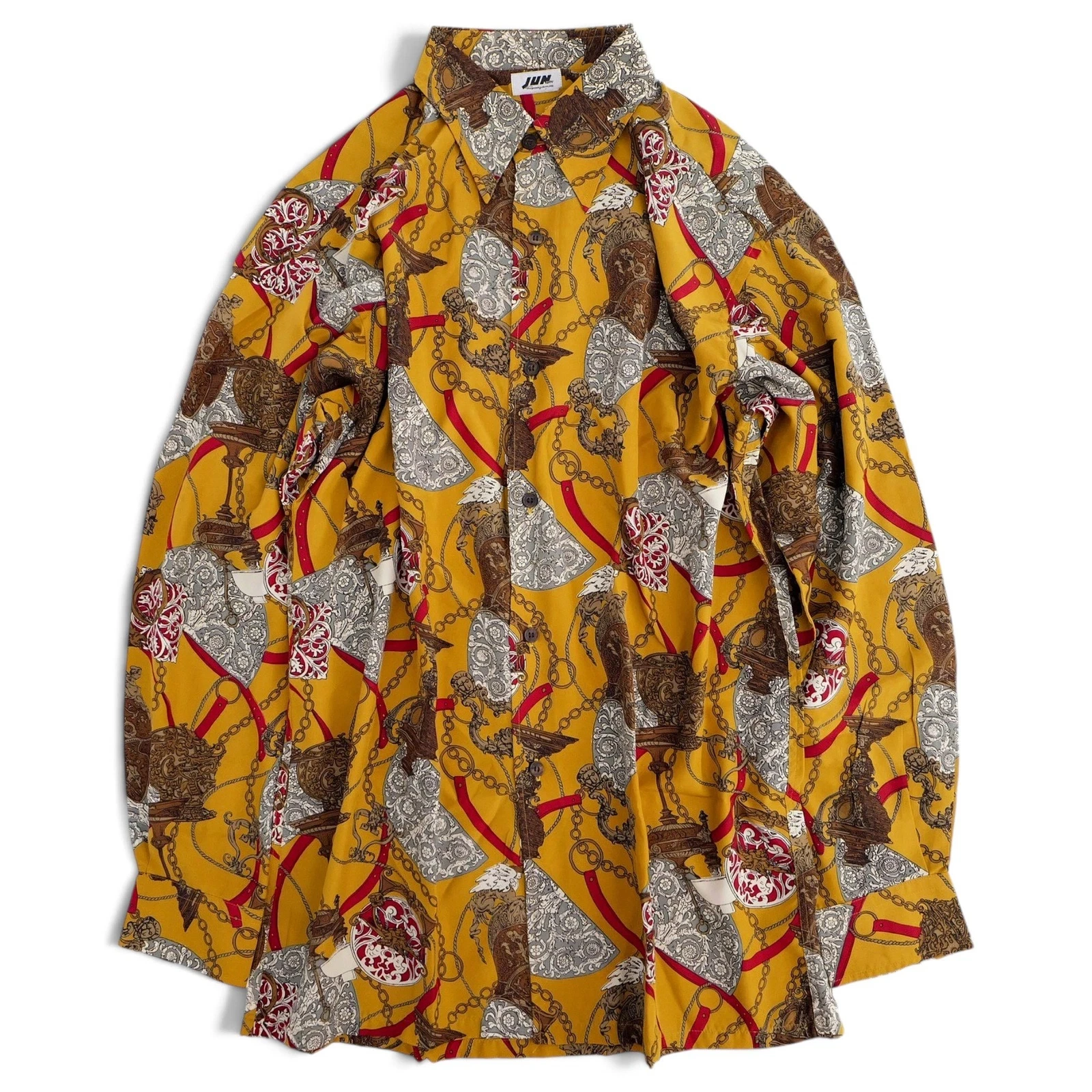 JUN Chemise Jaune vintage, passéist — photo 1