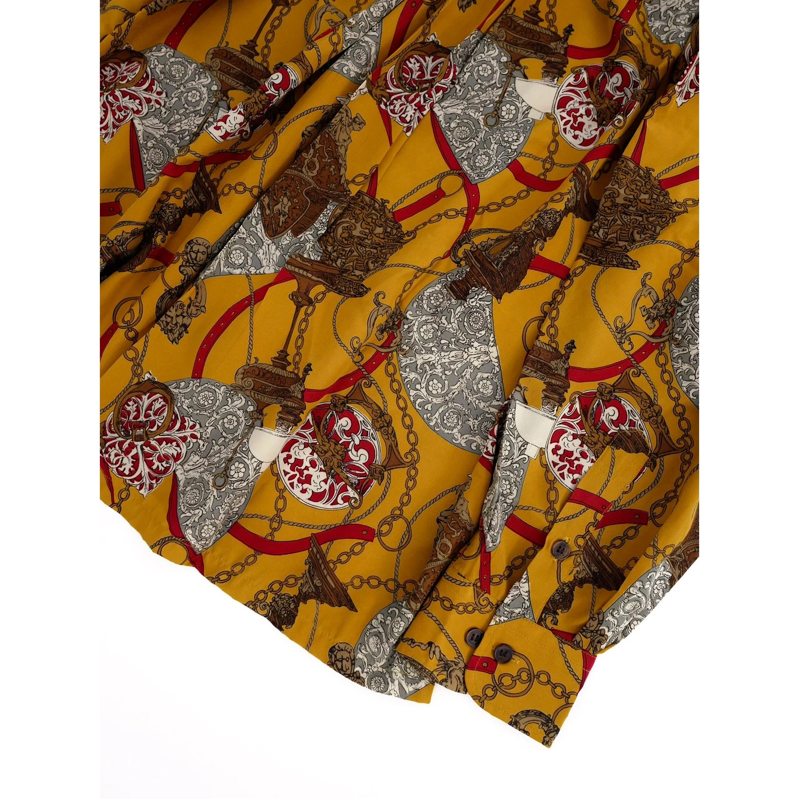 JUN Chemise Jaune vintage, passéist — photo 13