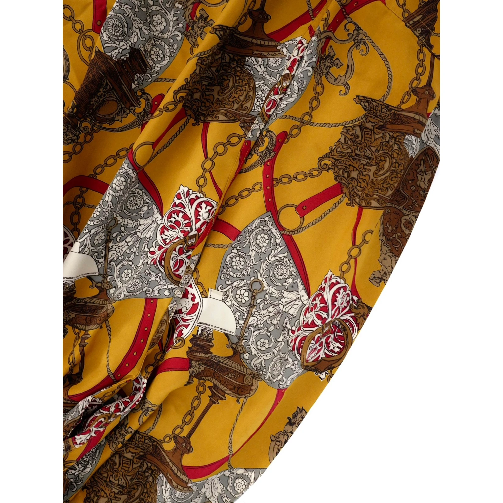 JUN Chemise Jaune vintage, passéist — photo 4